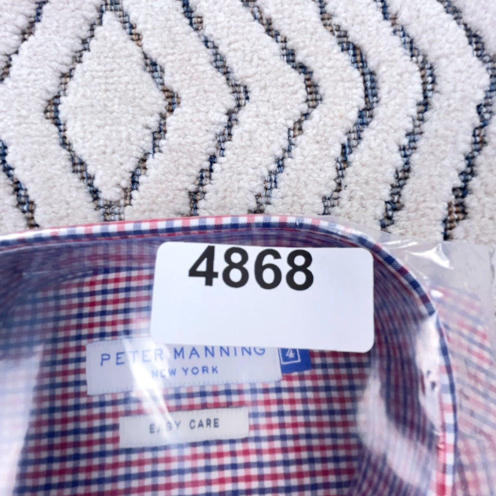 Vintage Peter Manning Button-Up Shirt Men Size 4 Red Plaid Casual Long Sleeve Modern Size US S / EU 44-46 / 1 - 7 Thumbnail