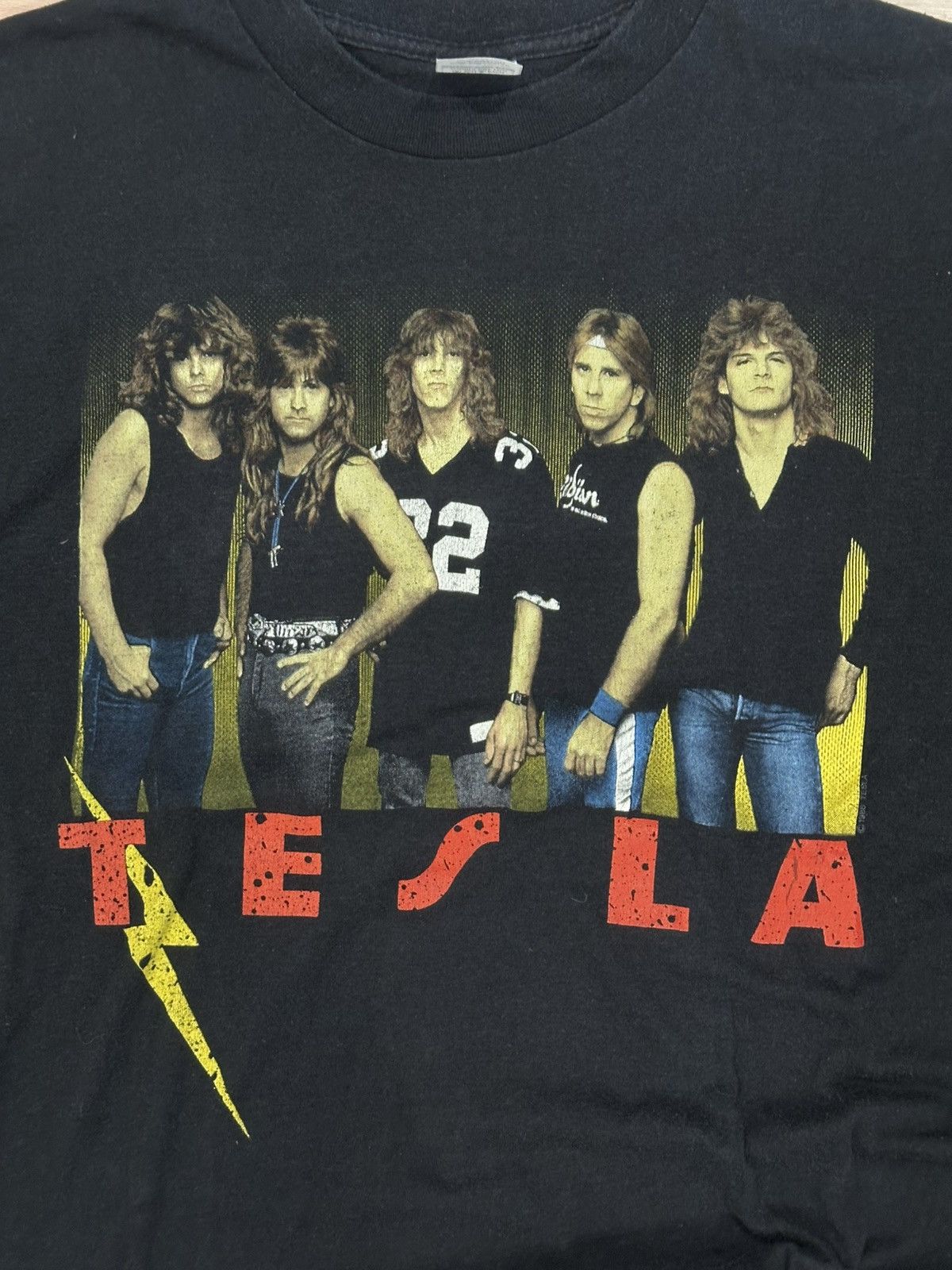 Band Tees Vintage 1988 Tesla Great Radio Controversy Tee Size Large Size US L / EU 52-54 / 3 - 2 Thumbnail