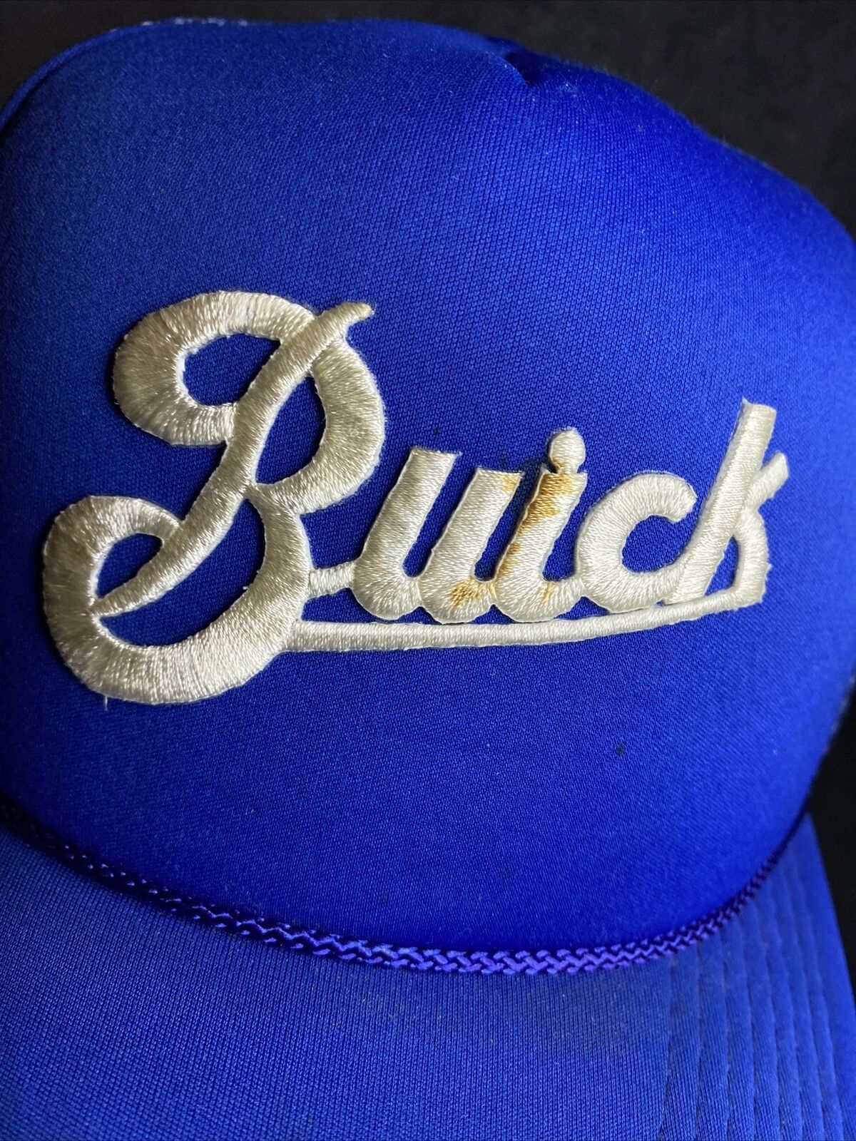 Other Vintage 80s Buick Trucker Hat Cap Mesh Embroidered Flawed Size ONE SIZE - 3 Thumbnail