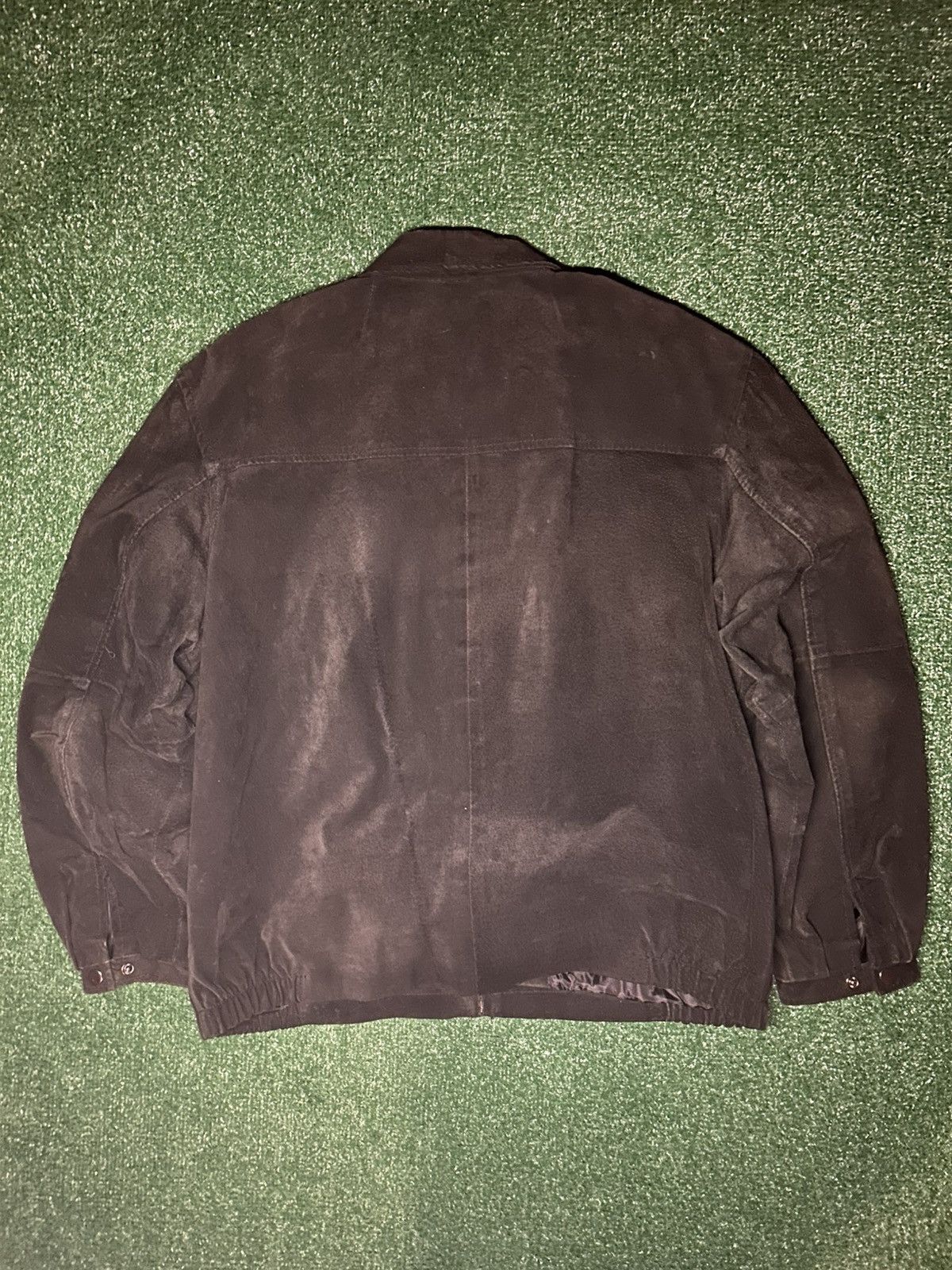 Other Vintage American Classics Black Suede Bomber Jacket Size US L / EU 52-54 / 3 - 4 Thumbnail