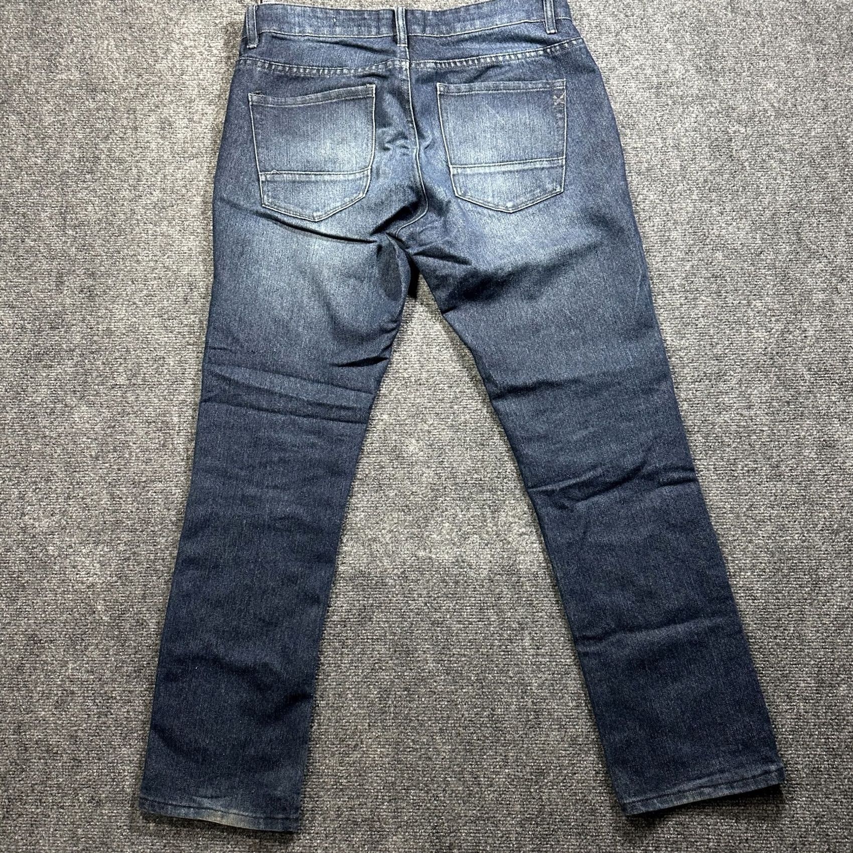 Vintage MBX Jeans Mens 32 Dark Wash Cotton Slim Stretch Straight Leg Pockets Denim Size US 32 / EU 48 - 7 Thumbnail
