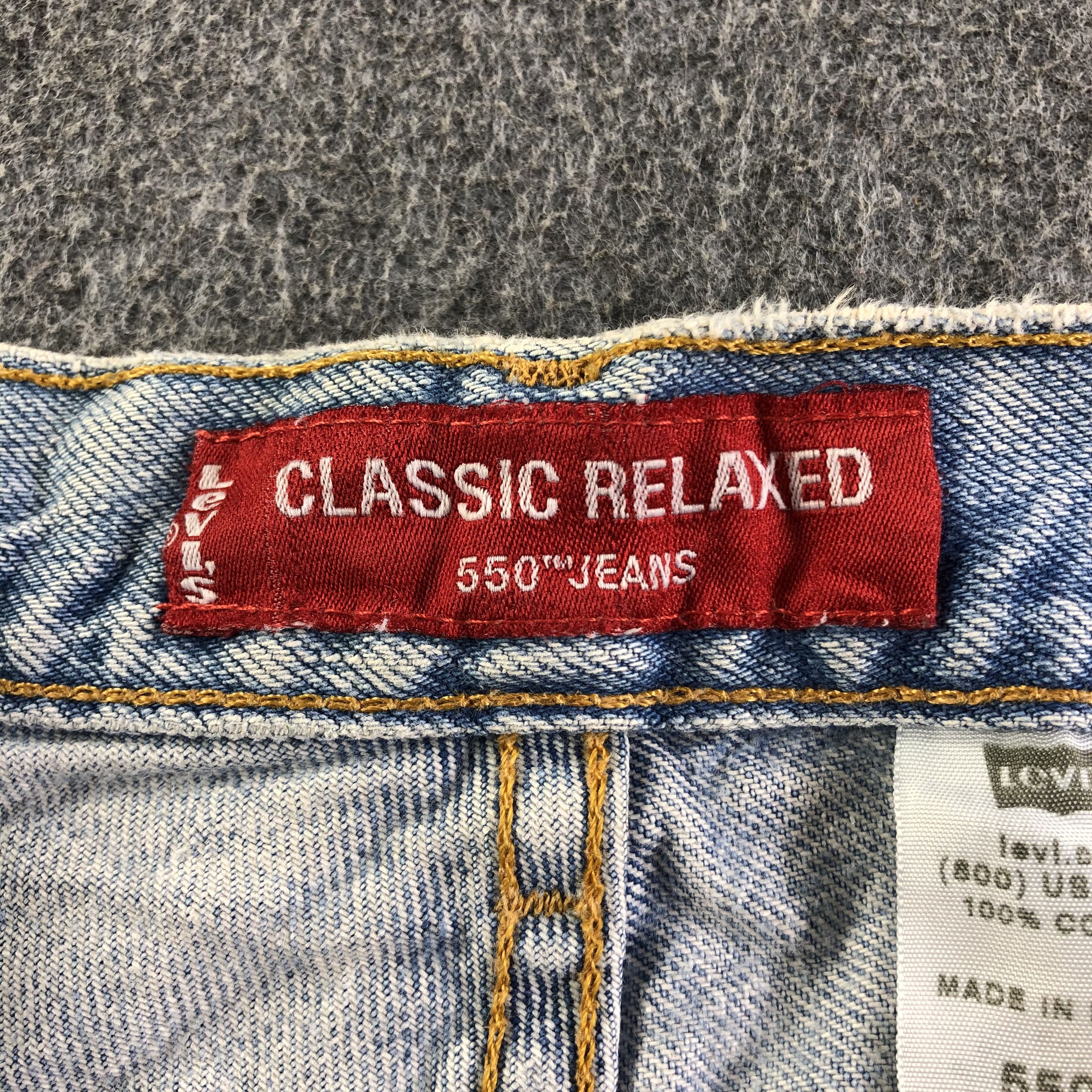 Levi's Vintage Light Wash Levis 550 Jeans-J4156 Size US 34 / EU 50 - 11 Thumbnail