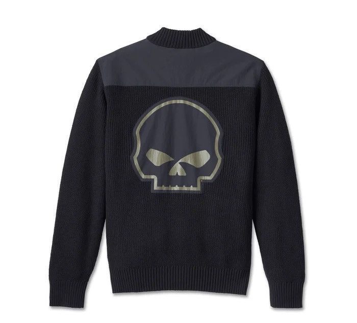 Harley Davidson Harley Davidson Willie G Skull Sweater Size US L / EU 52-54 / 3 - 2 Thumbnail