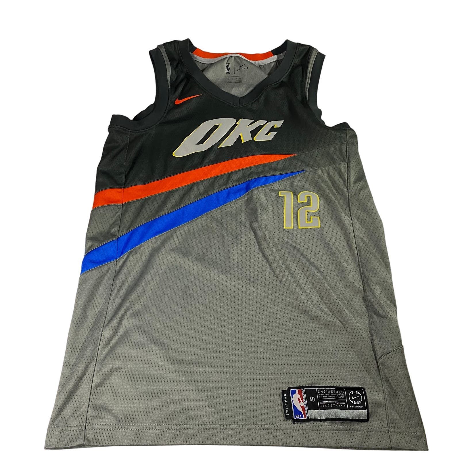 Basketball Thunder Earned Jersey Okc Thunder Nba Earned Edition