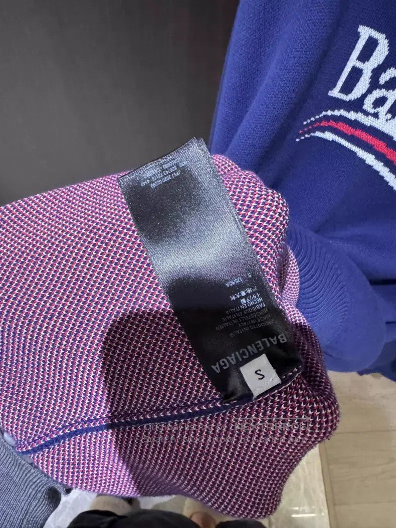 Balenciaga Balenciaga Blue Coke Logo Sweater Size US S / EU 44-46 / 1 - 3 Thumbnail