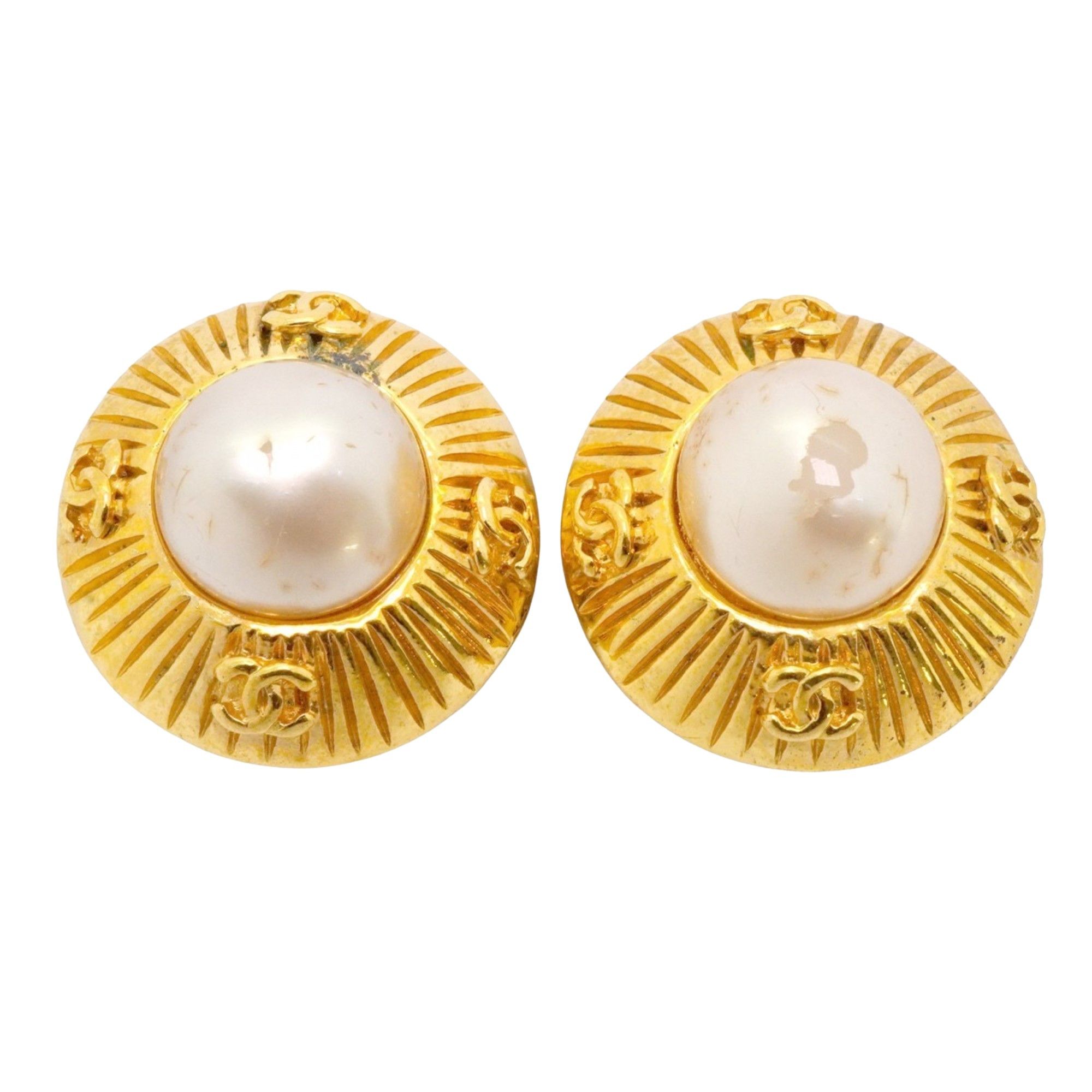 Chanel Chanel Coco Mark earring Size ONE SIZE - 1 Thumbnail