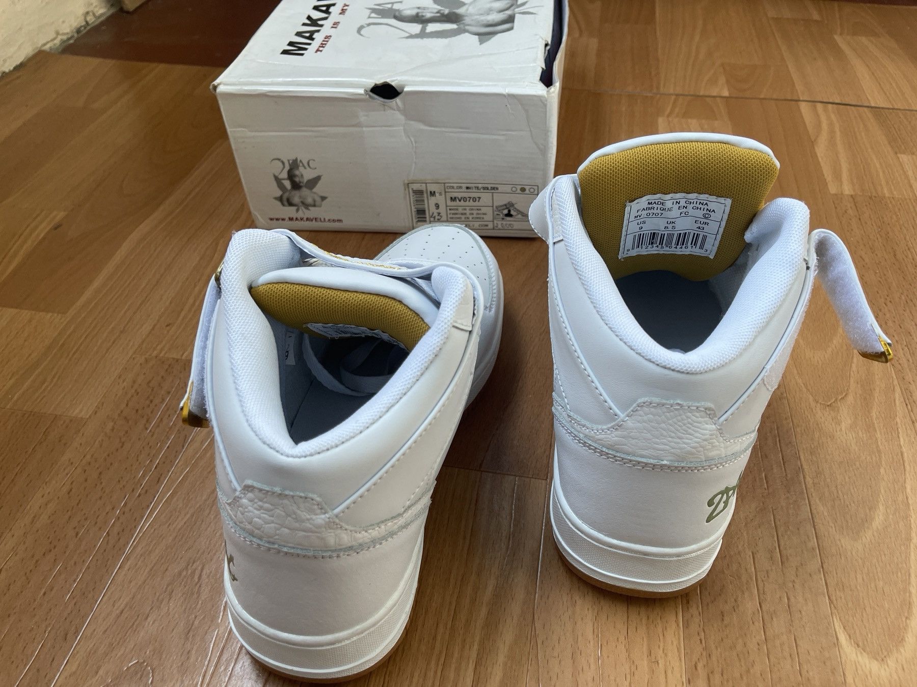 Makaveli MAKAVELI Branded sneakers, 2Pac shoes, Hi Top vintage US 9 Size US 9 / EU 42 - 17 Thumbnail