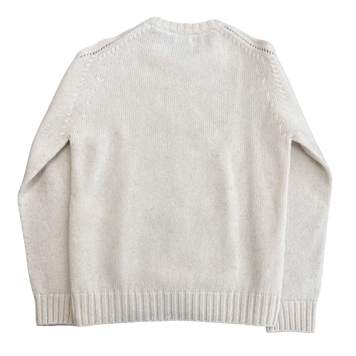 Celine CELINE 2020SS “There is no Irony Here” KNIT SWEATER WHITE Size US XS / EU 42 / 0 - 8 Thumbnail