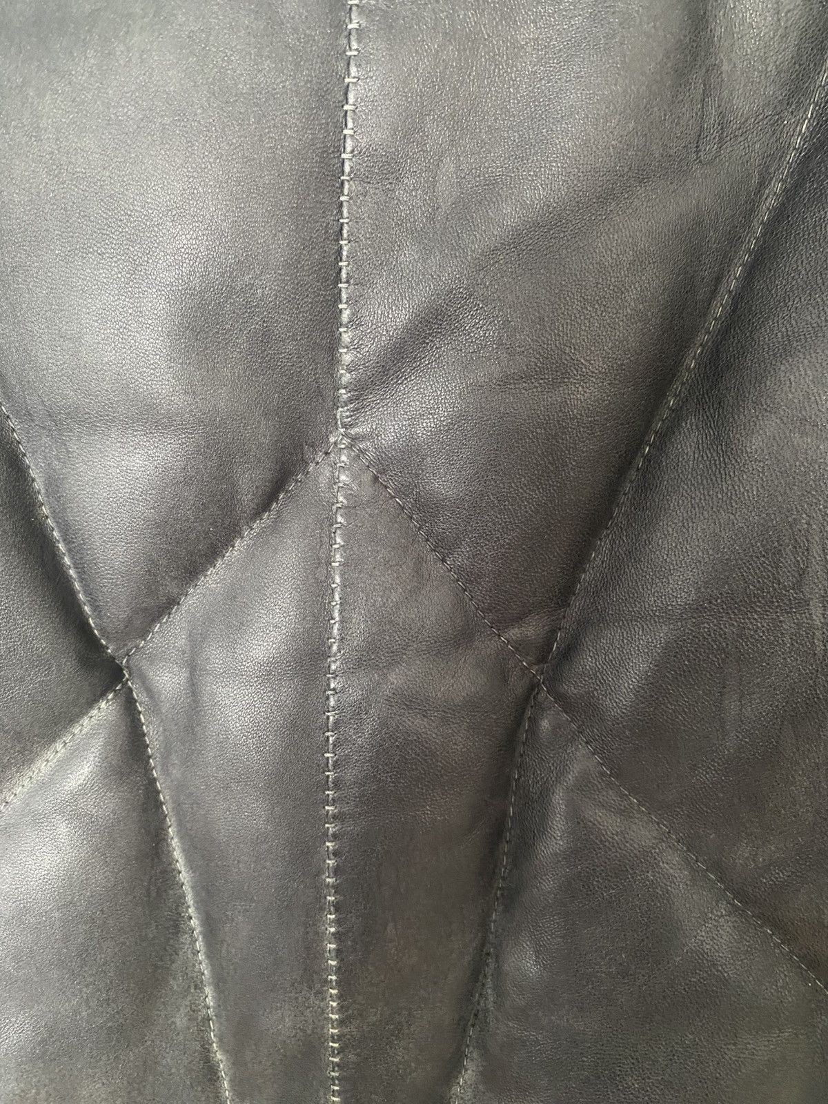 10sei0otto 10Sei0Otto Leather Down Jacket Rick Owens style, BBS Size US M / EU 48-50 / 2 - 7 Thumbnail