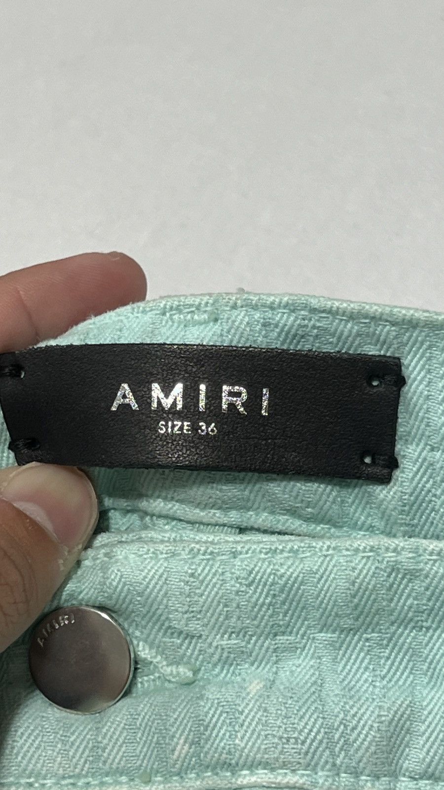 Amiri Amiri Carpenter Aqua Pants Size US 36 / EU 52 - 6 Thumbnail