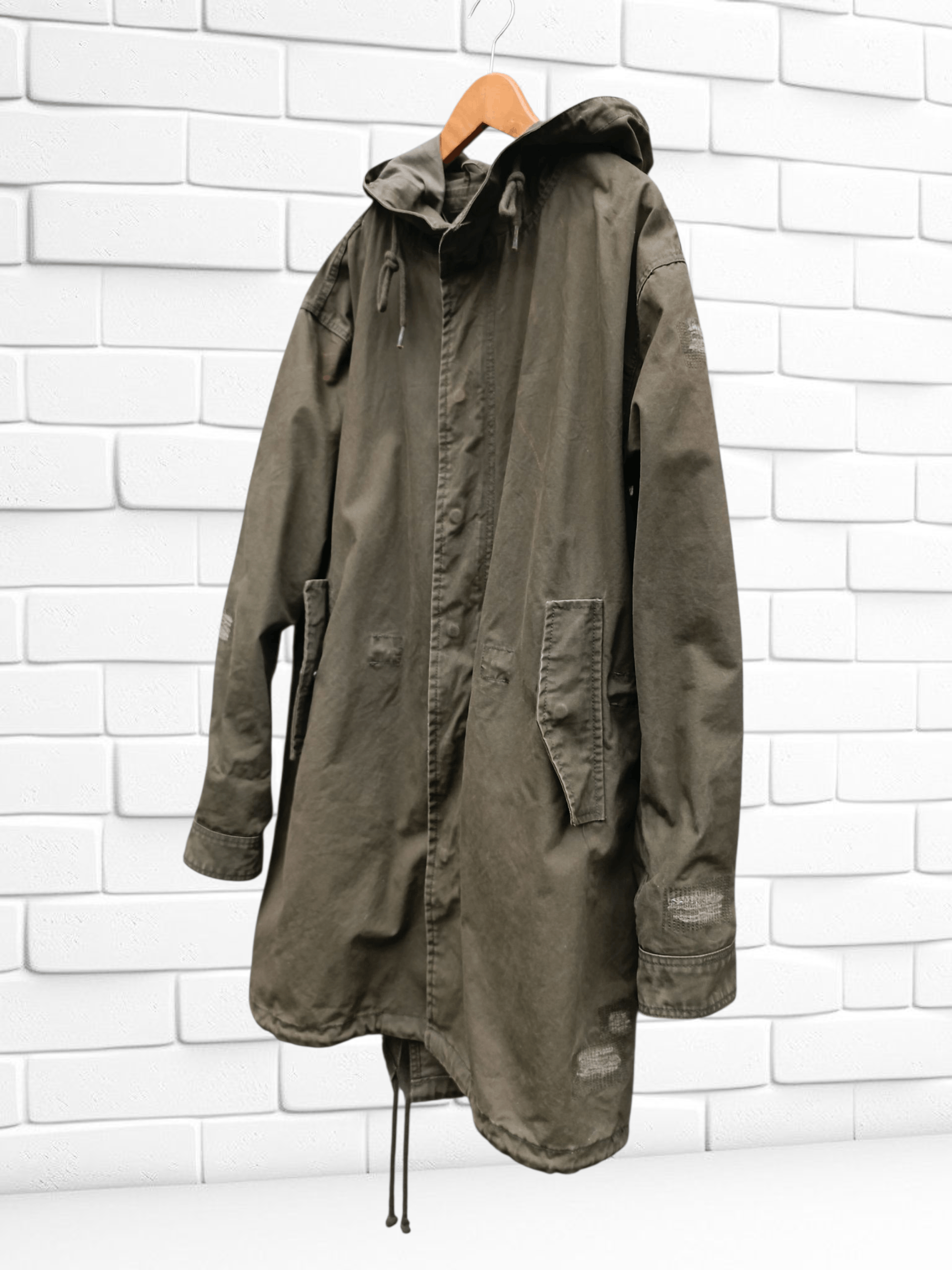 Zara Zara Distressed High Quality Parka Mod M51 Military Style Size US M / EU 48-50 / 2 - 2 Thumbnail