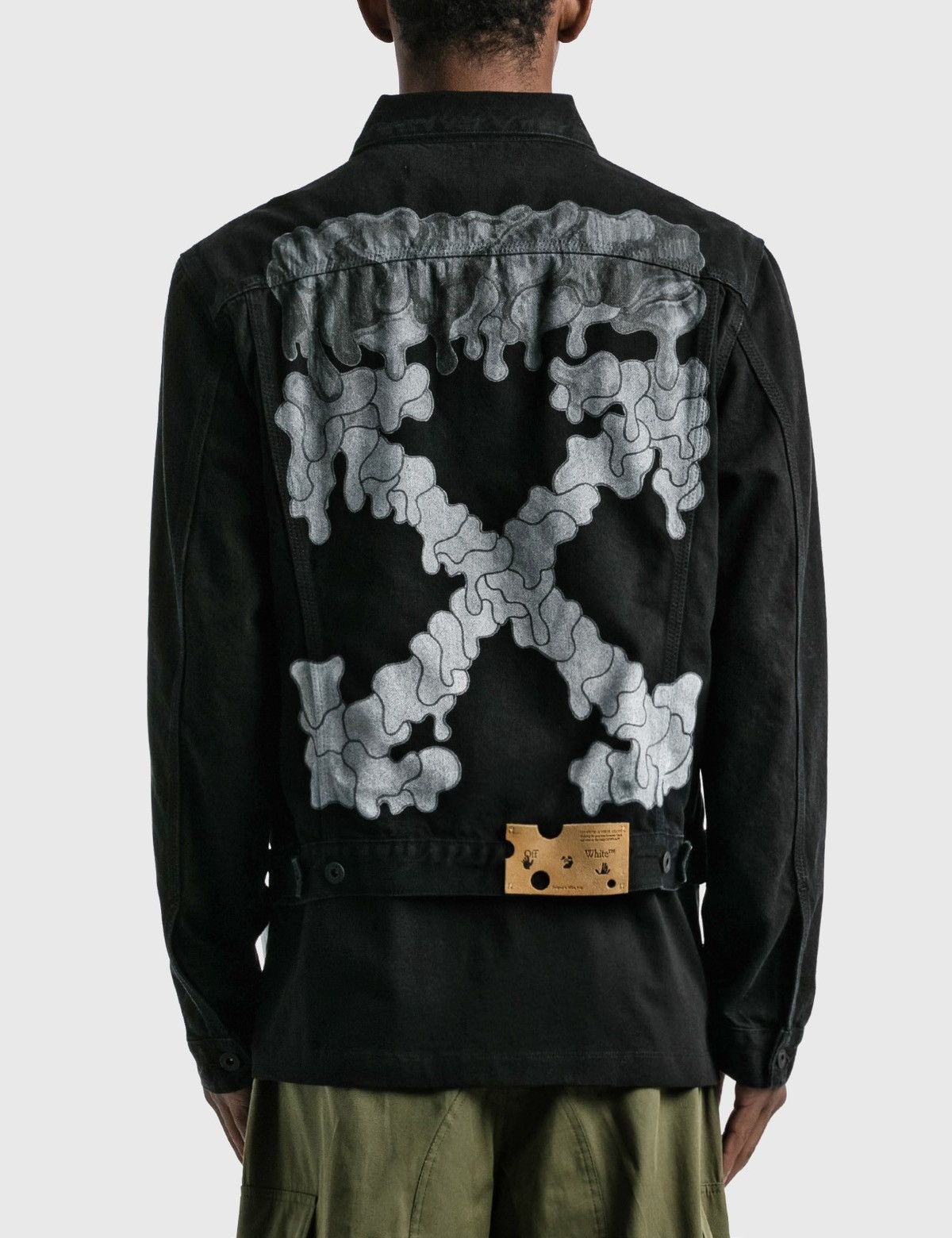Off-White Off-White Marker Slim Denim Jacket Black Size US L / EU 52-54 / 3 - 1 Thumbnail
