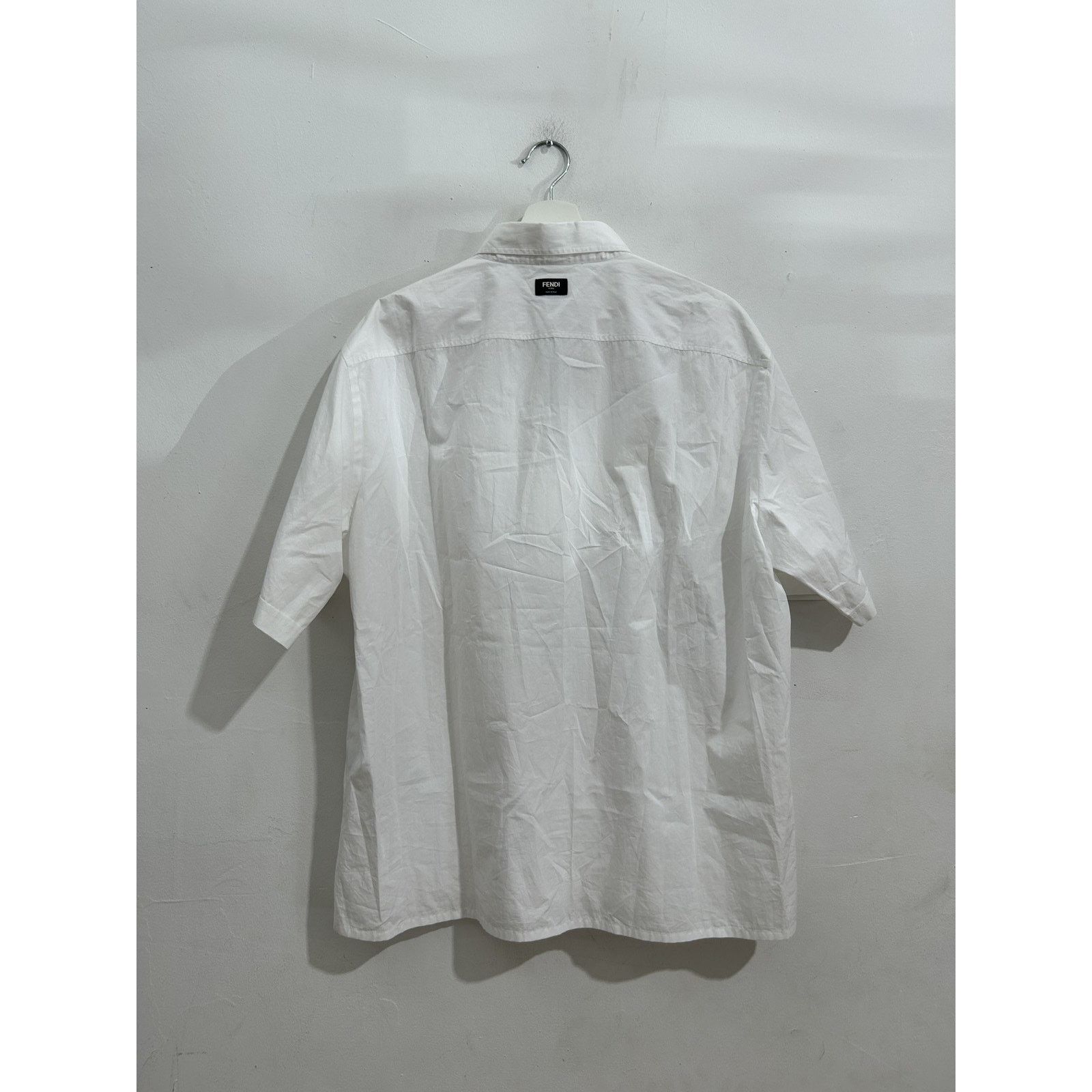 Fendi FENDI WHITE BUTTON UP SIZE 43 (XL) PREOWNED Size US XL / EU 56 / 4 - 3 Thumbnail