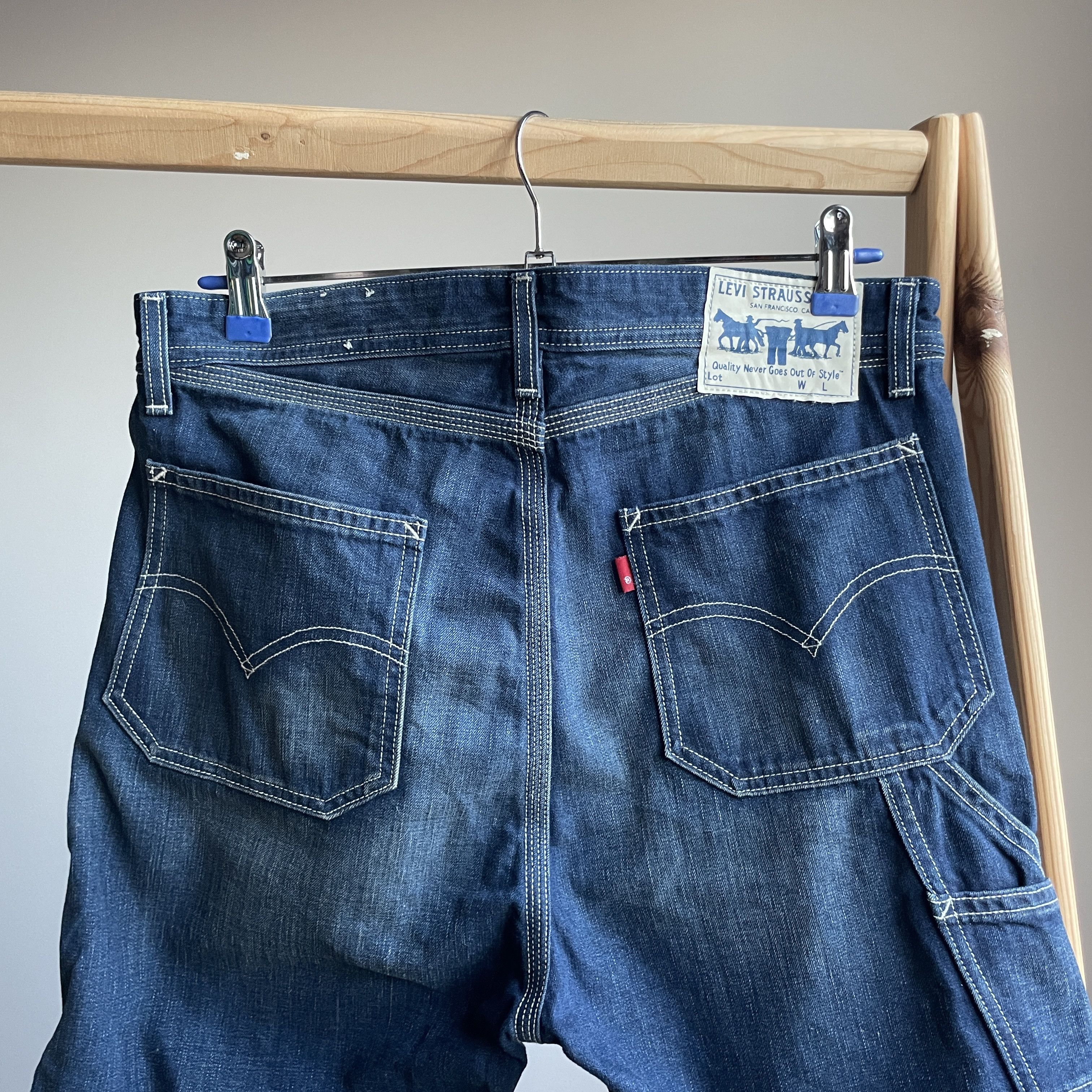 Levi's Levi's Vintage Denim Carpenter Work Shorts Size 30 Size US 30 / EU 46 - 4 Thumbnail