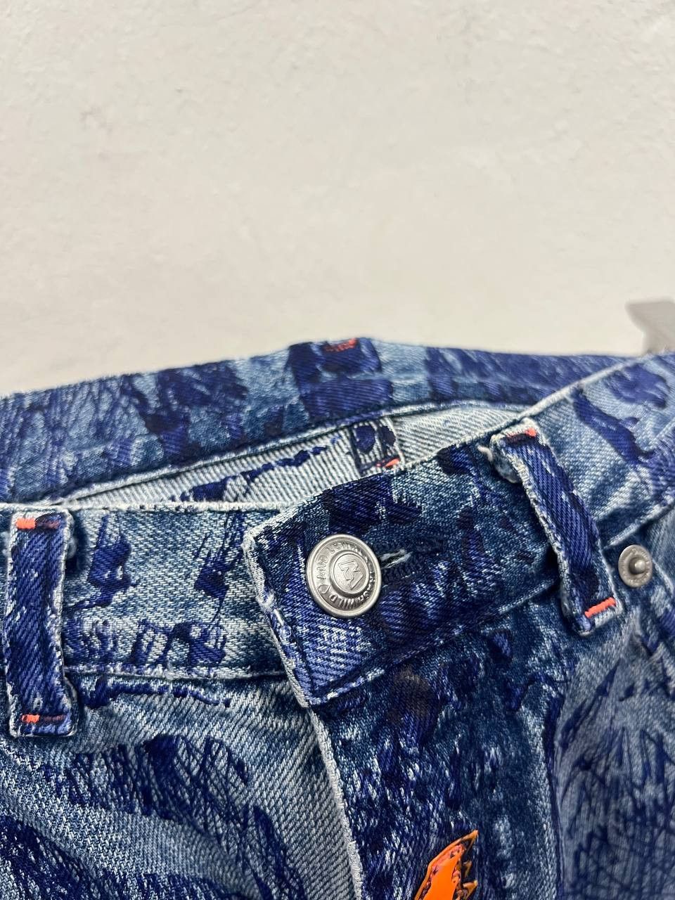 W&LT AW97 W&LT Walter Van Beirendonck Pen Scribble Denim Size US 32 / EU 48 - 5 Thumbnail