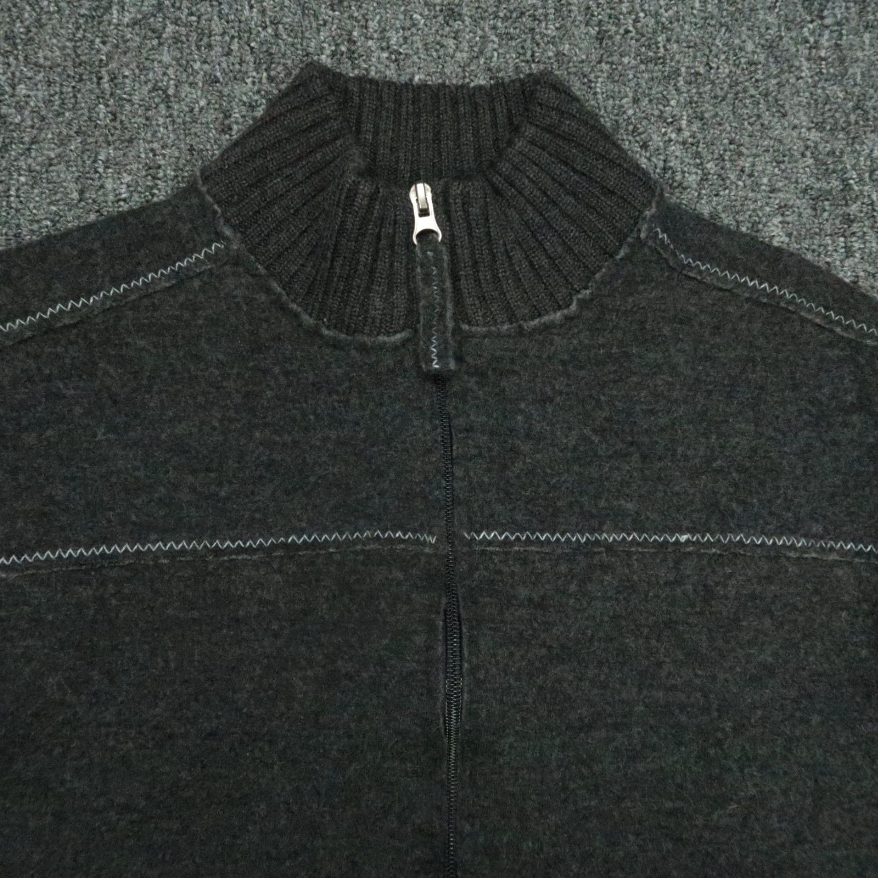 Tommy Bahama Tommy Bahama Sweater Mens M Gray Wool Full Zip Pockets Cardigan? Size US M / EU 48-50 / 2 - 2 Thumbnail