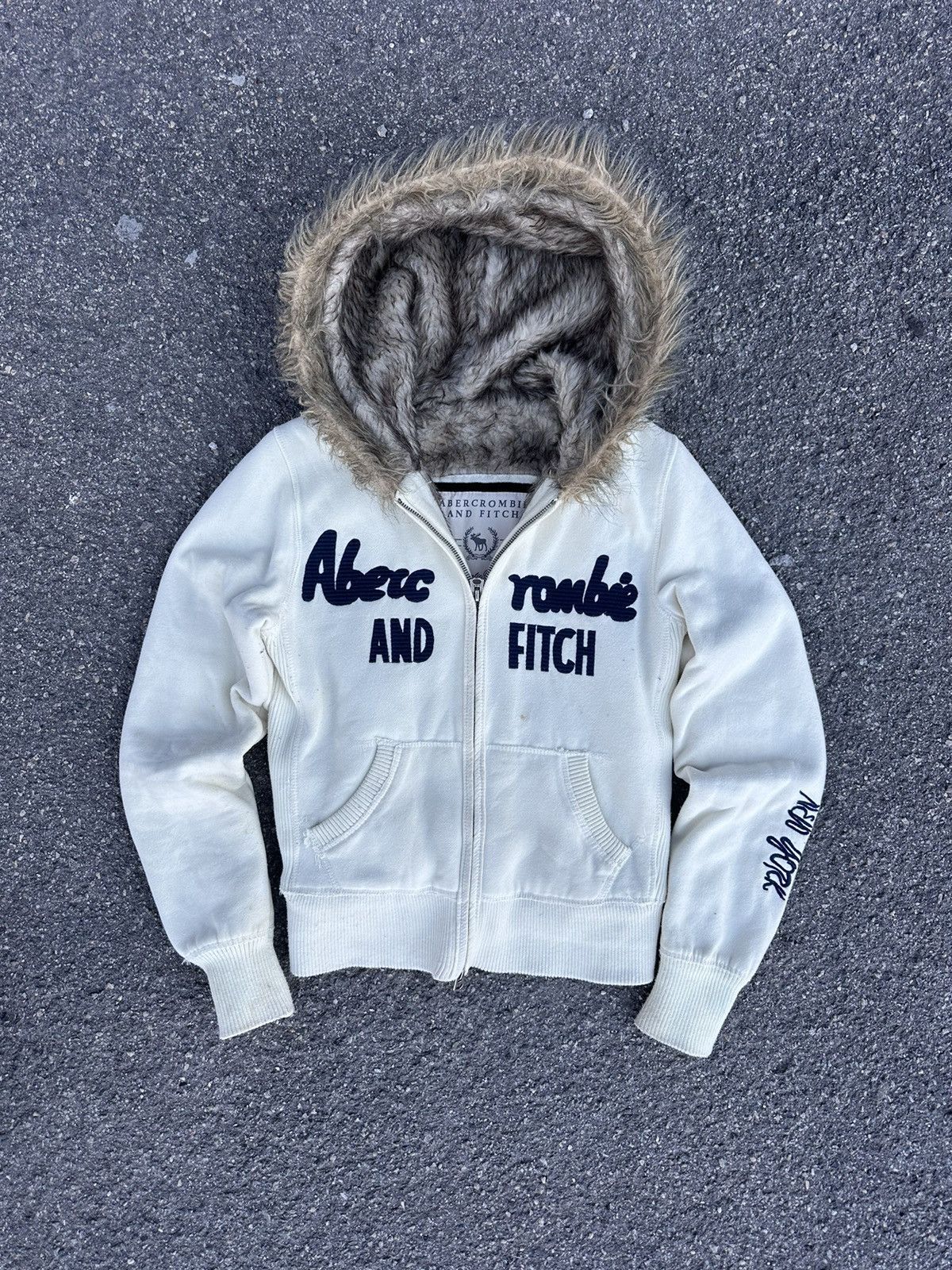 Abercrombie & Fitch Abercrombie & Fitch zip hoodie Y2K streetwear Size M / US 6-8 / IT 42-44 - 1 Thumbnail