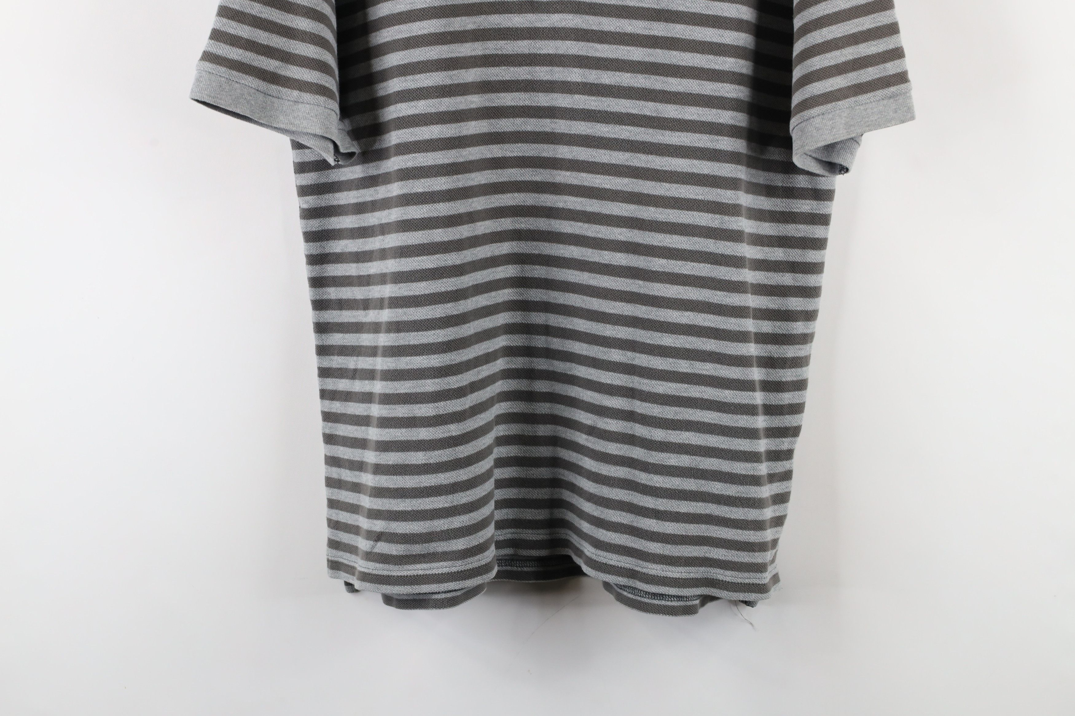 J.Crew × Vintage Vintage 90s J Crew Striped Short Sleeve Polo Shirt Cotton Size US M / EU 48-50 / 2 - 3 Thumbnail