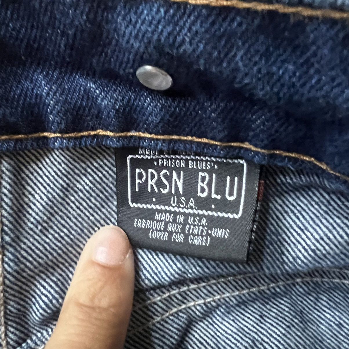 Vintage Dark Wash Vtg Prsn Blue Denim Cargos Size US 36 / EU 52 - 4 Thumbnail
