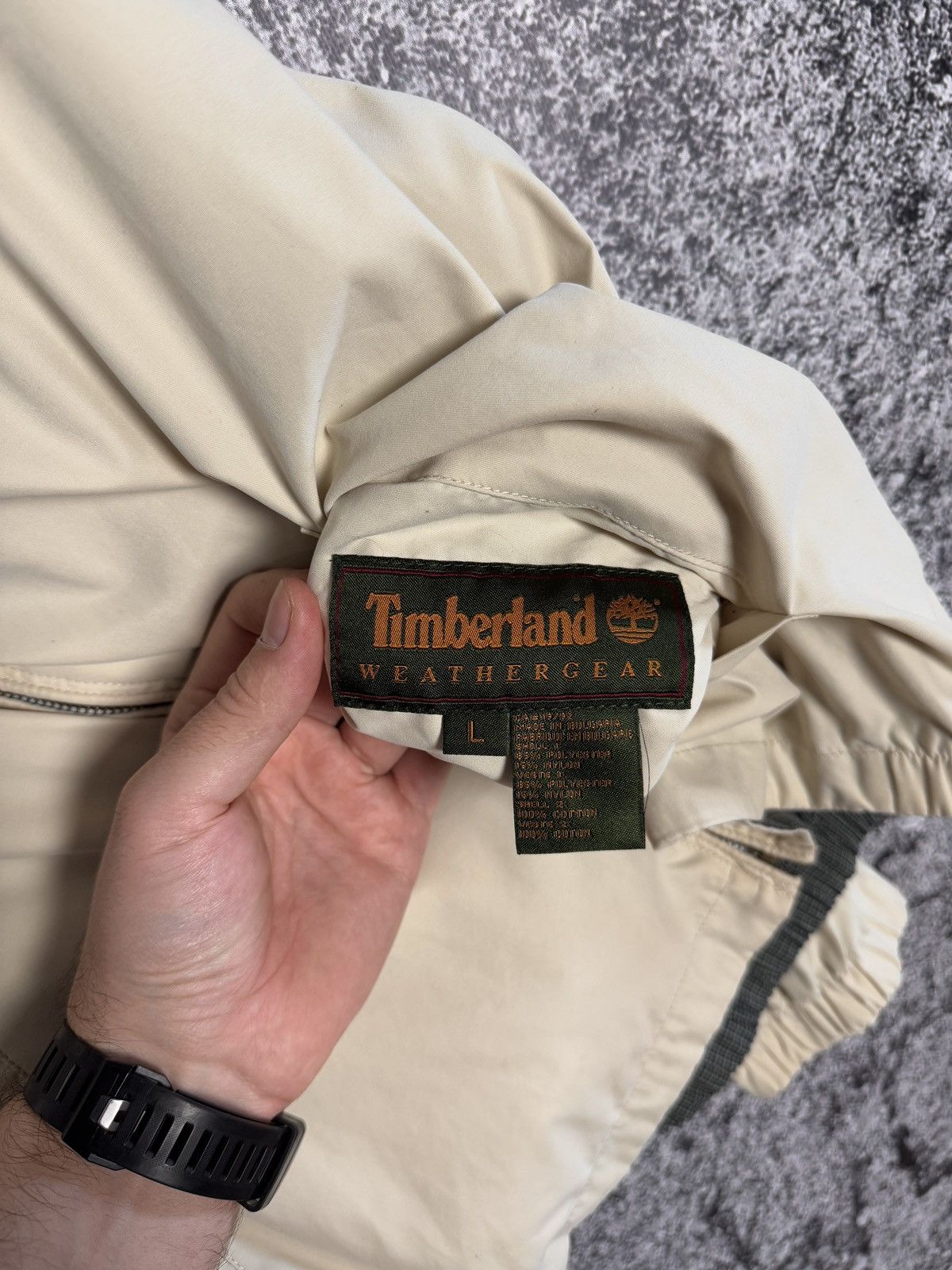 Timberland Timberland Weathergear Vintage 90s Bomber Reversible Jacket Size US L / EU 52-54 / 3 - 13 Thumbnail