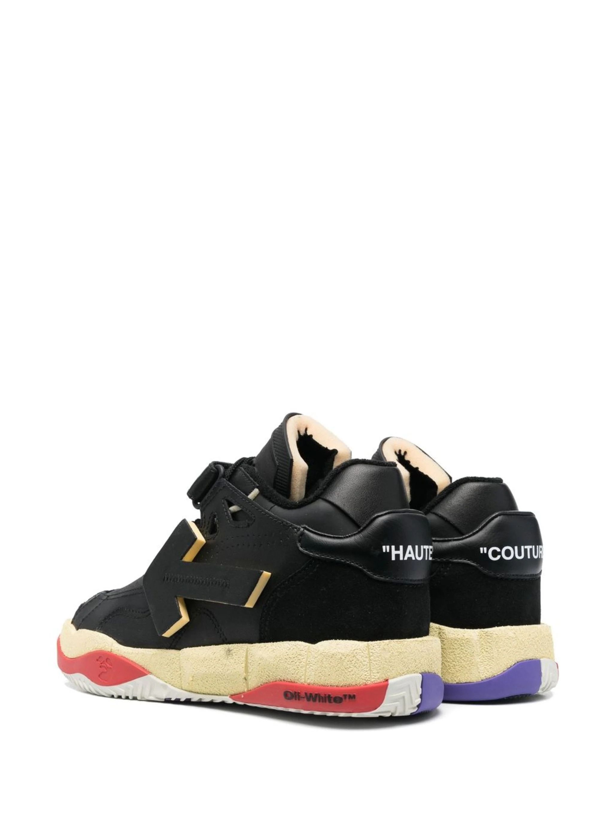 Off-White o1rshd DUP Low Top Puzzle Couture in Black Size US 8 / EU 41 - 3 Thumbnail