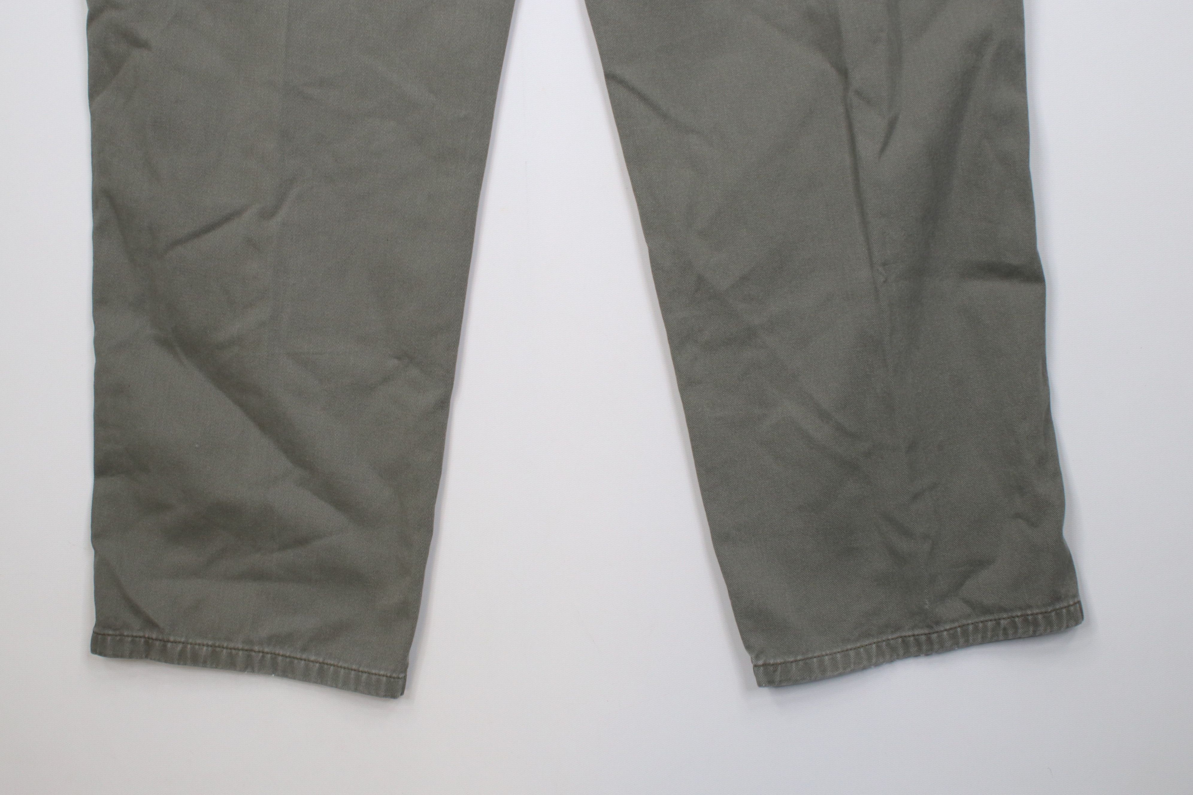 Polo Ralph Lauren Vintage 70s 80s Ralph Lauren Wide Leg Chino Pants Green USA Size US 36 / EU 52 - 13 Thumbnail