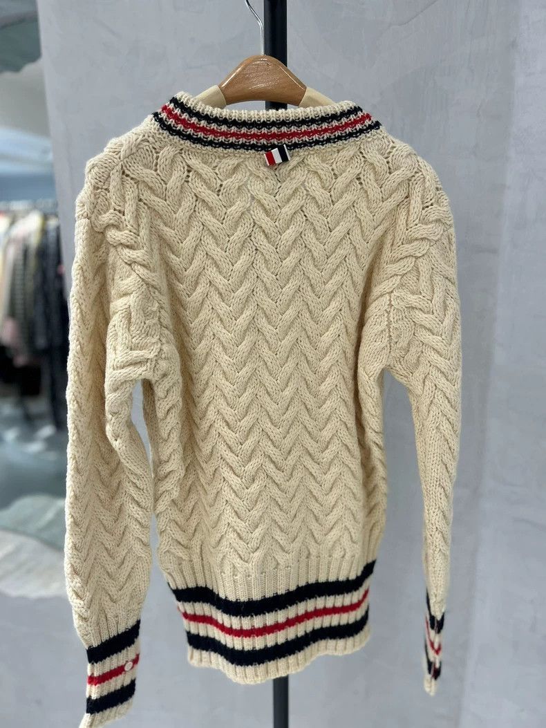 Thom Browne Thom Browne size1 Naval windproof wool knit jacket Size US S / EU 44-46 / 1 - 5 Thumbnail