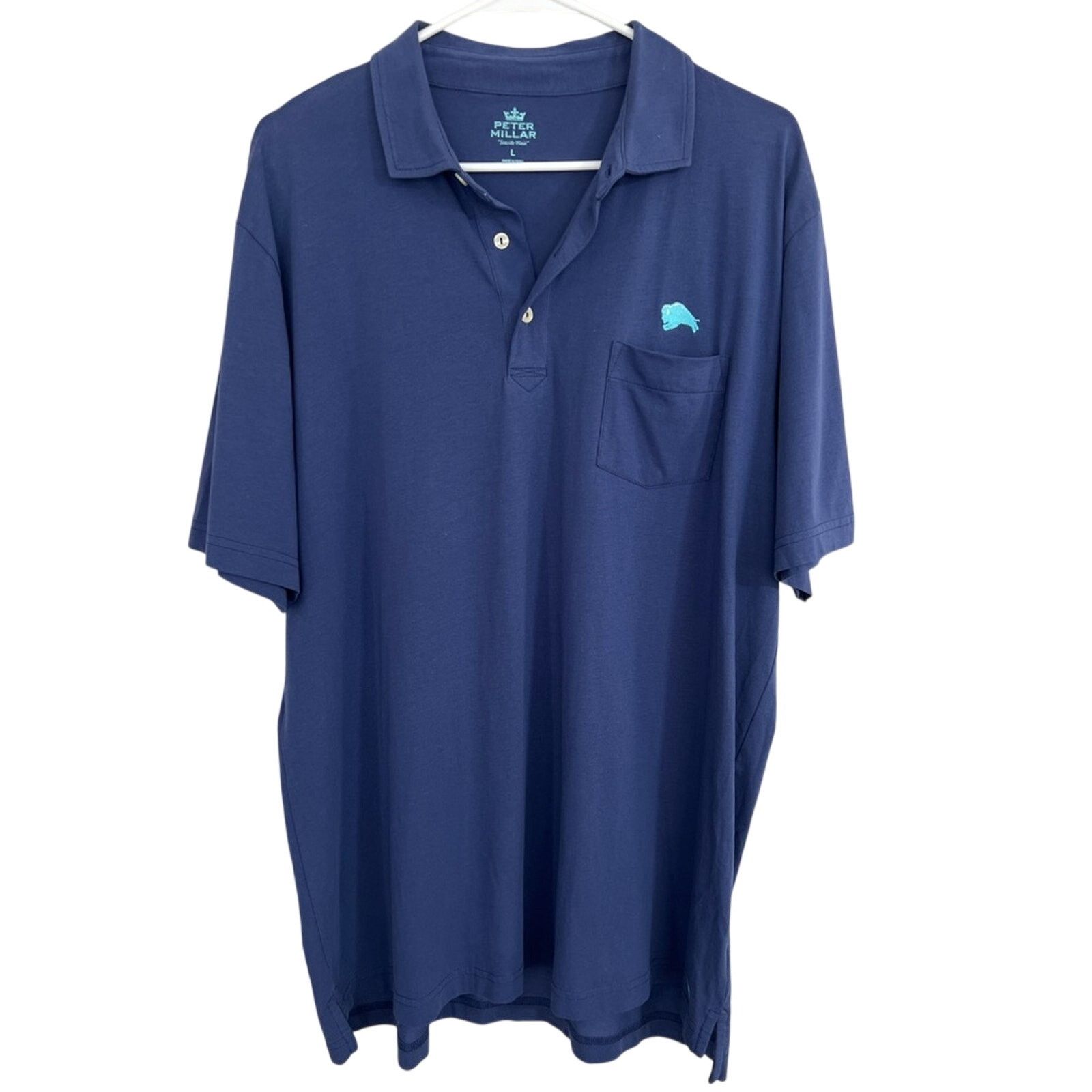 Peter Millar Lot of 2 Peter Millar Mens Summer Comfort Polo Shirt Size US L / EU 52-54 / 3 - 7 Thumbnail