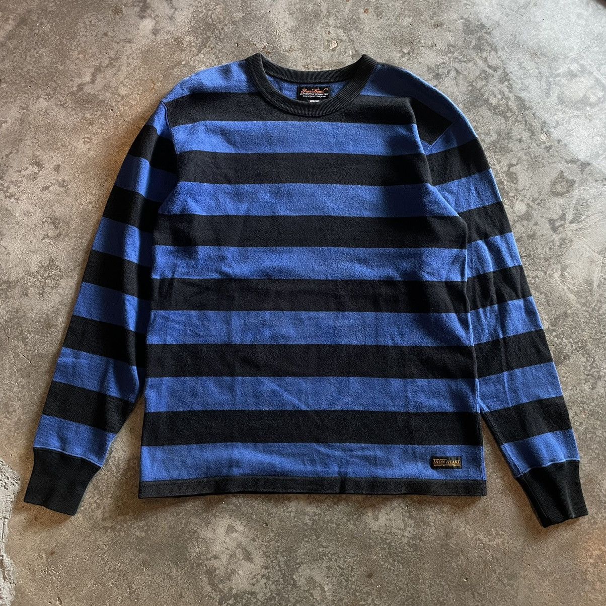 Iron Heart Beautiful Iron Heart Knitted Stripe Sweatshirt Size US M / EU 48-50 / 2 - 1 Thumbnail