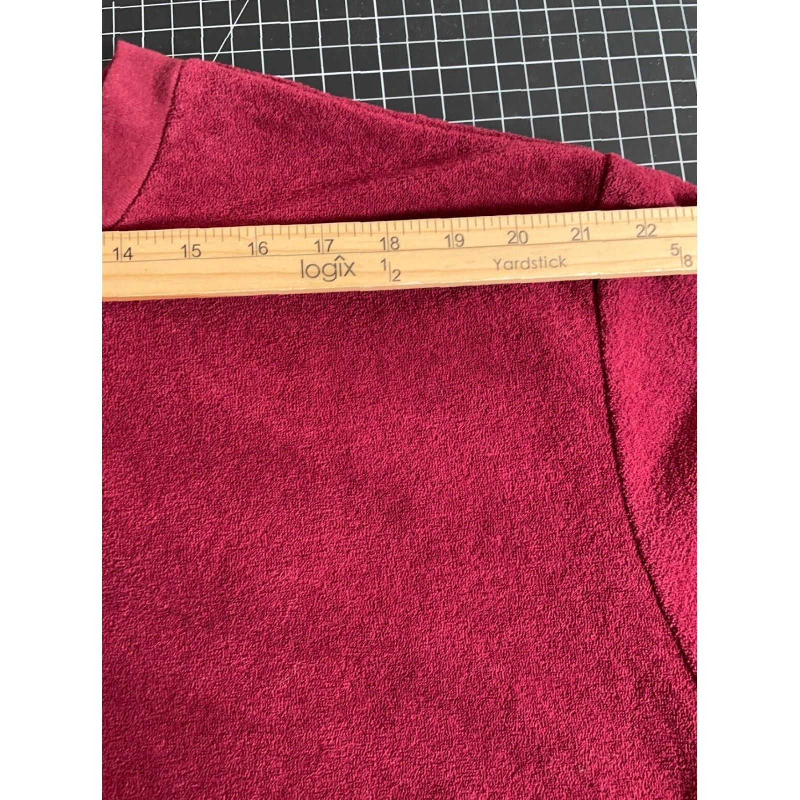 Vintage VTG Scandia Woods Sweatshirt Crewneck Adult 2XL Dark Red Terry Cloth Solid Retro 90s Mens Size US XXL / EU 58 / 5 - 7 Thumbnail