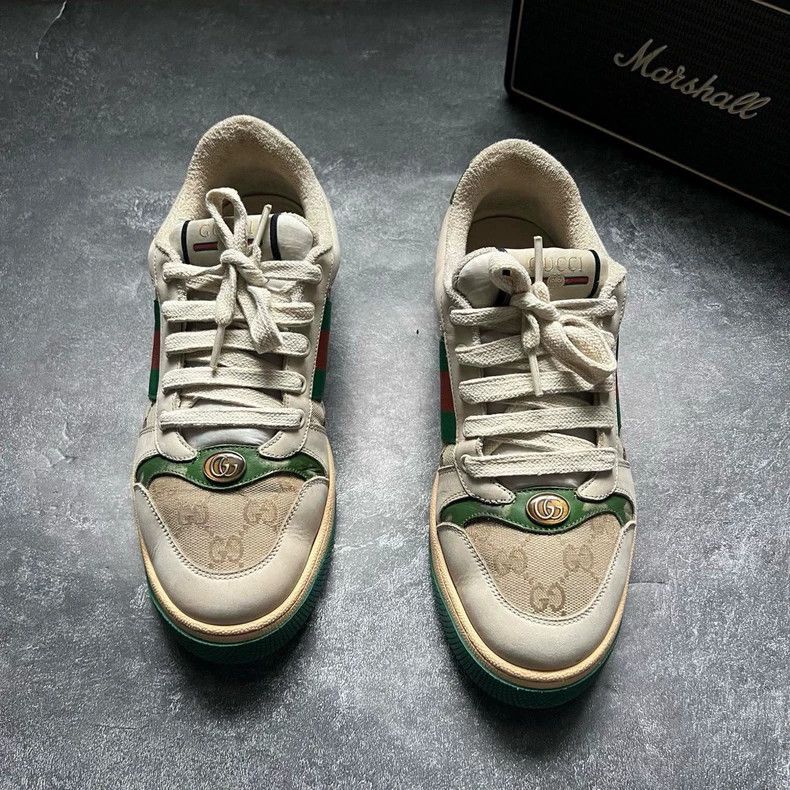 Gucci gucci vintage enamel dirty shoes size 41-dmc Size US 7 / EU 40 - 1 Thumbnail