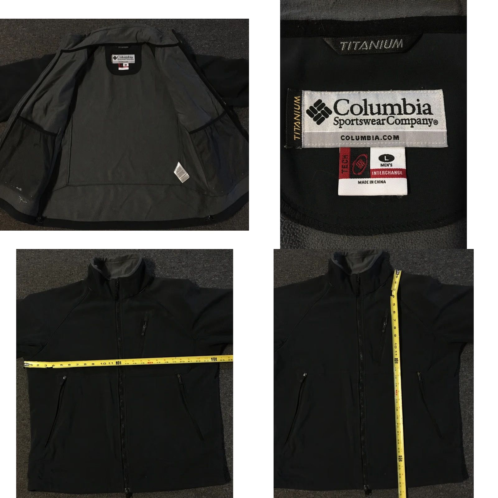 Vintage VINTAGE Columbia Titanium Soft Shell Jacket L Black Men Size Regular Hiking Climbing Ski Snowboard 90s Bar? Size US L / EU 52-54 / 3 - 9 Thumbnail