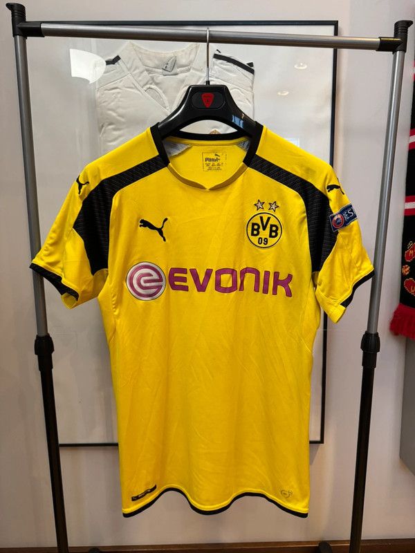 Puma × Vintage Puma BVB Borussia Dortmund Dembele #7 Home Jersey M Size US M / EU 48-50 / 2 - 2 Thumbnail