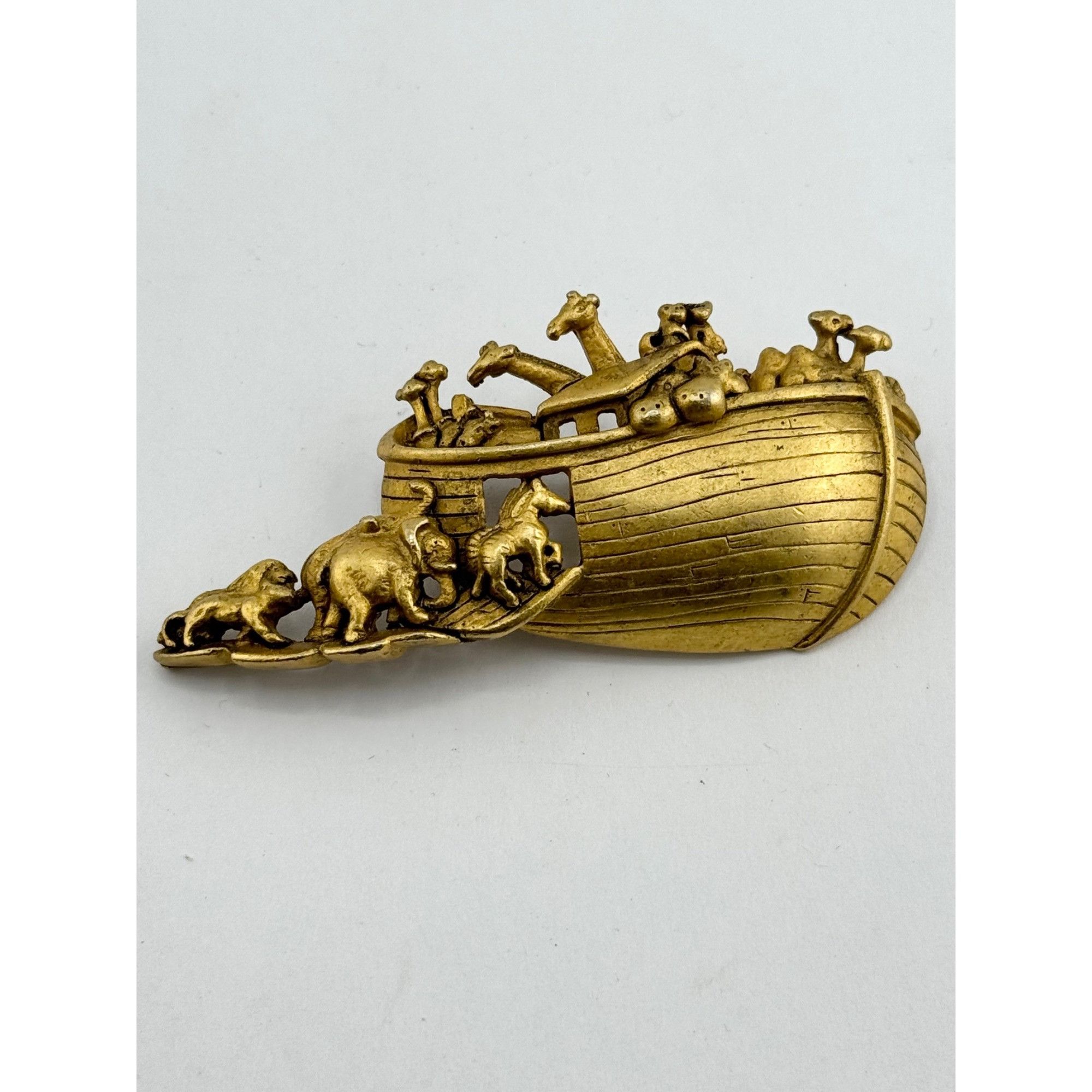 Vintage Vintage AJC Noah's Ark Brooch Pin Size ONE SIZE - 1 Thumbnail