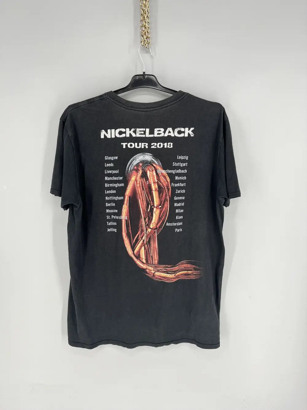 Band Tees Nickelback Feed The Machine Tour T-Shirt 2018 Size L Size US L / EU 52-54 / 3 - 9 Thumbnail