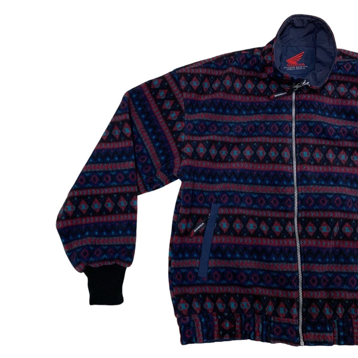 Honda × Japanese Brand × Vintage VINTAGE BOMBERS HONDA RACING JACKET Size US XL / EU 56 / 4 - 2 Thumbnail