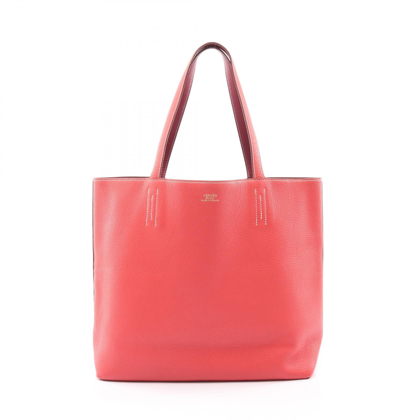 Hermes Hermes Hermes Doublesens45 Calfskin Tote Bag Leather Tote Bag DUTY FREE for USA Size ONE SIZE - 1 Thumbnail