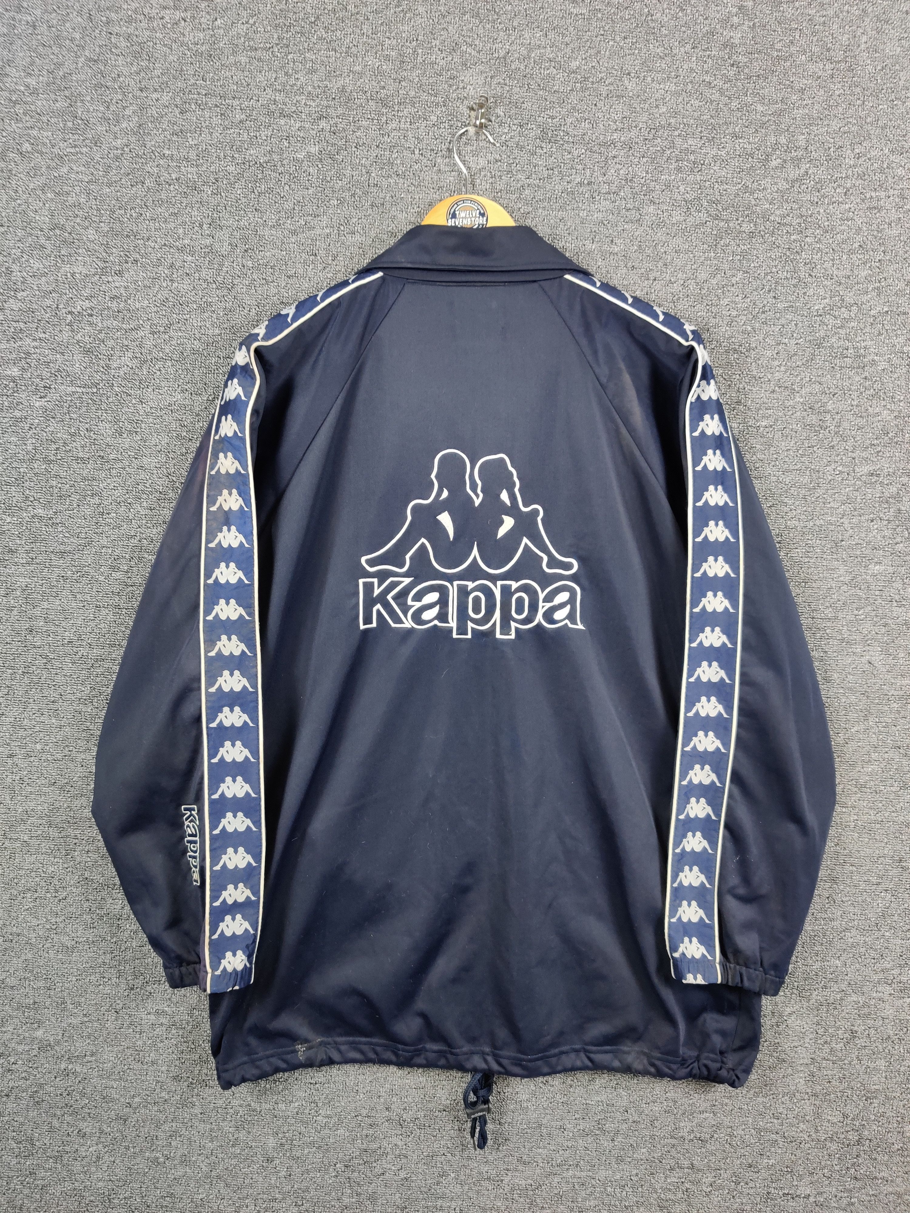 Kappa Vintage Kappa Side Tapper Big Logo Zipper Jacket Size US L / EU 52-54 / 3 - 1 Thumbnail