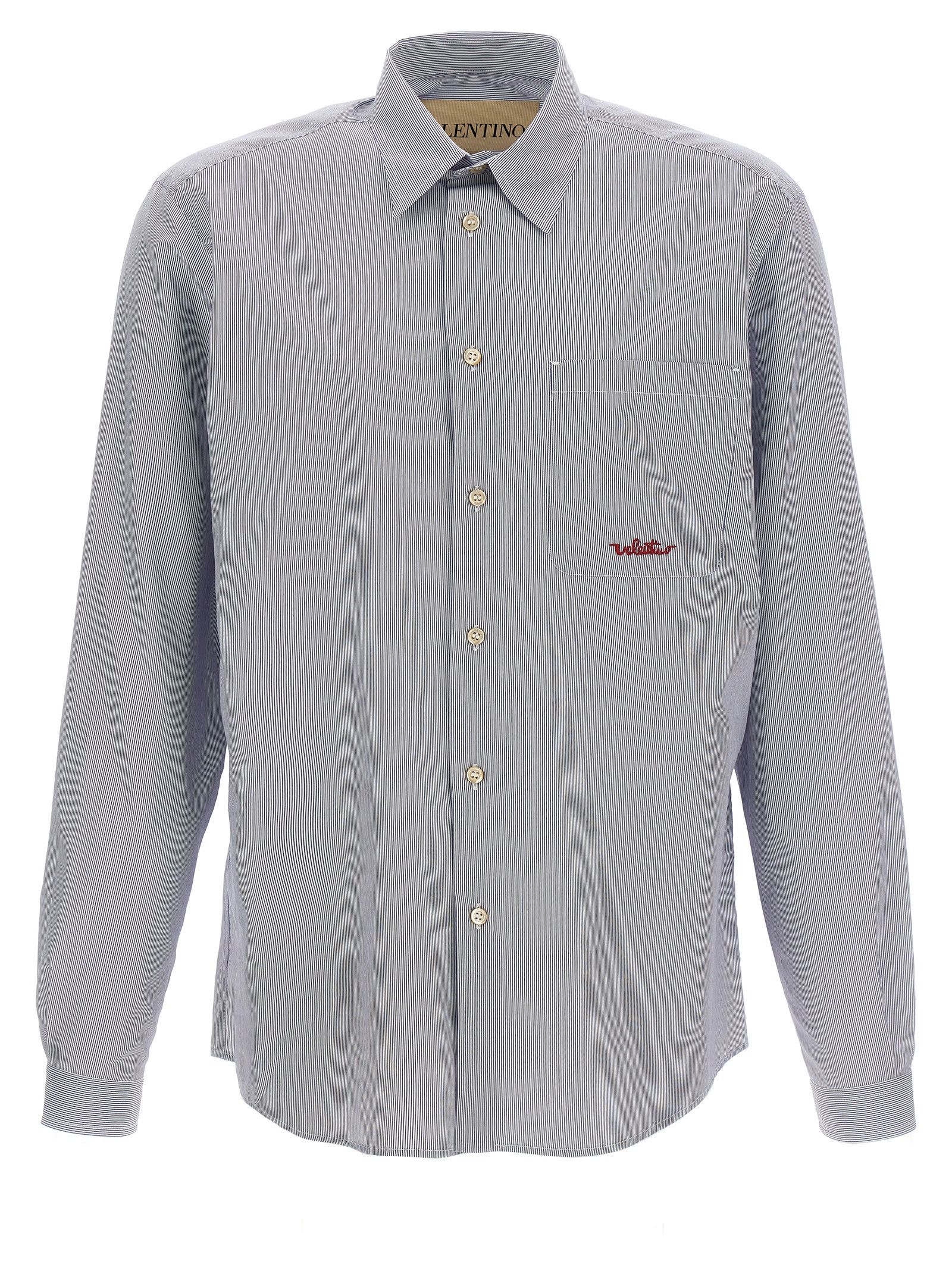 Valentino Valentino Garavani Striped Shirt Size US S / EU 44-46 / 1 - 1 Thumbnail
