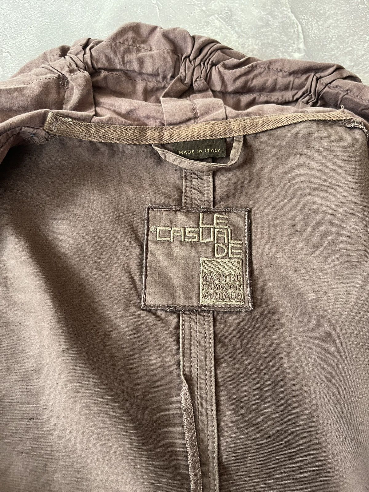 Marithe + Francois Girbaud Vintage Marithe Francois Girbaud Cotton Linen Rare Jacket Size S / US 4 / IT 40 - 7 Thumbnail