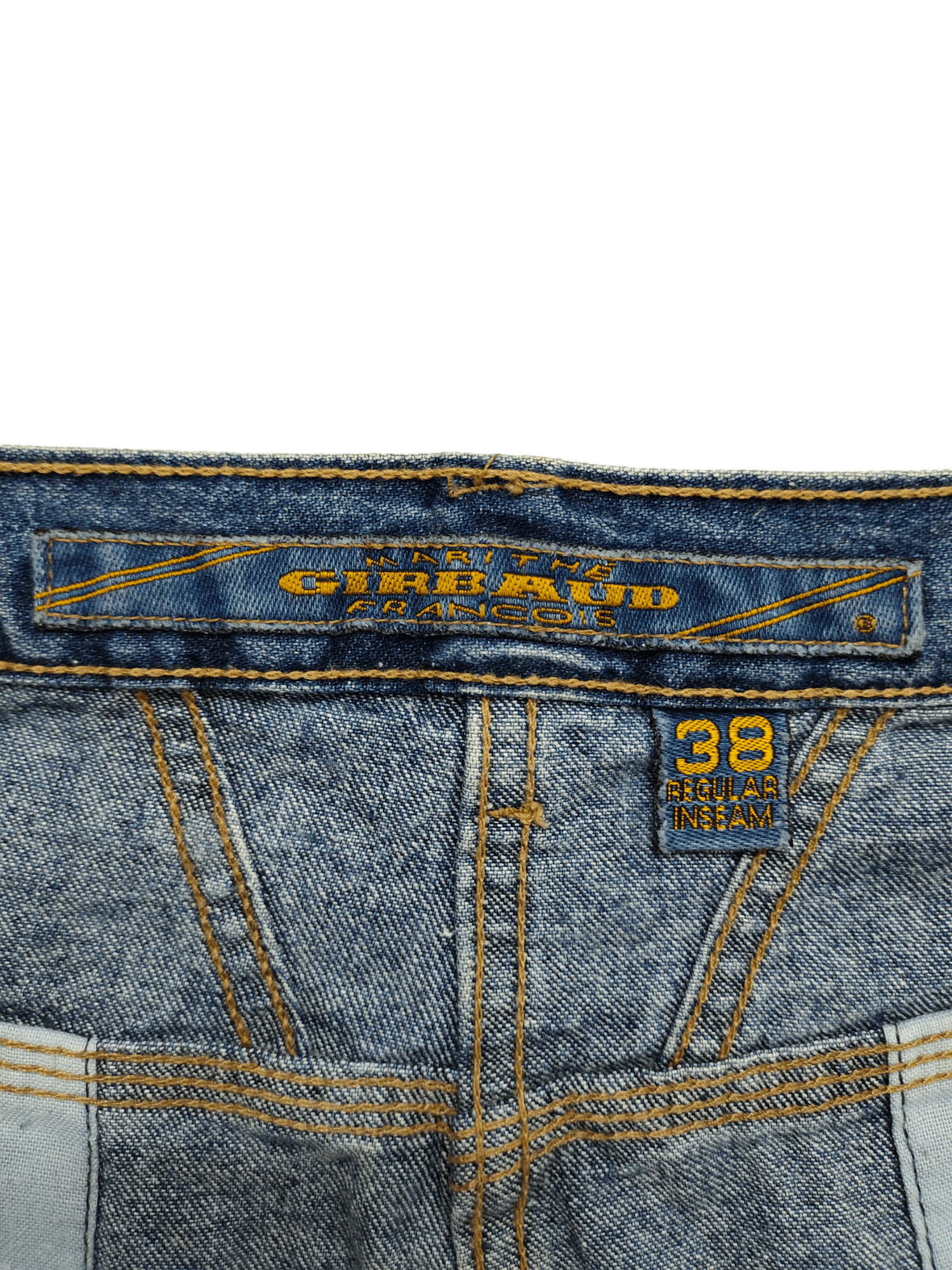 Marithe + Francois Girbaud Baggy Jeans MFG Made In Usa Denim Wide Leg 90s Jnco Size US 38 / EU 54 - 17 Thumbnail