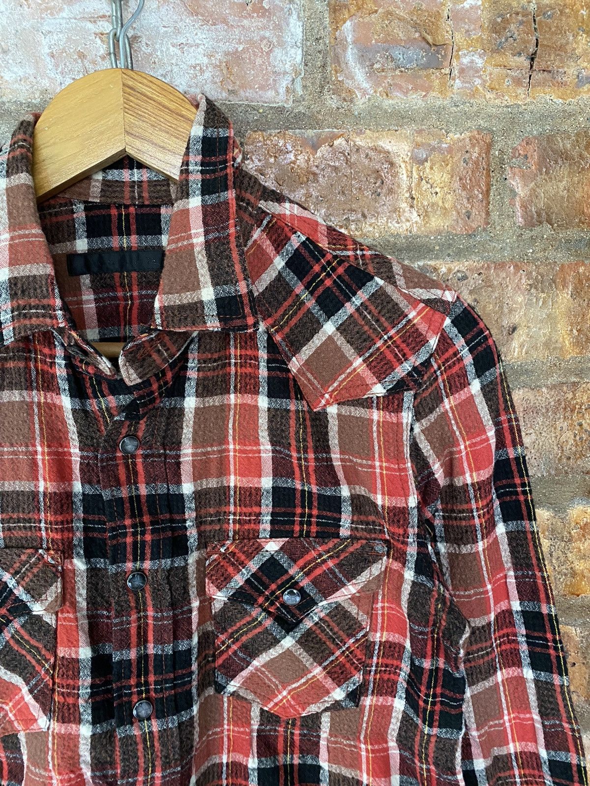 Roar Roar wrinkle mix fabric western detailing snap button Size US S / EU 44-46 / 1 - 5 Thumbnail
