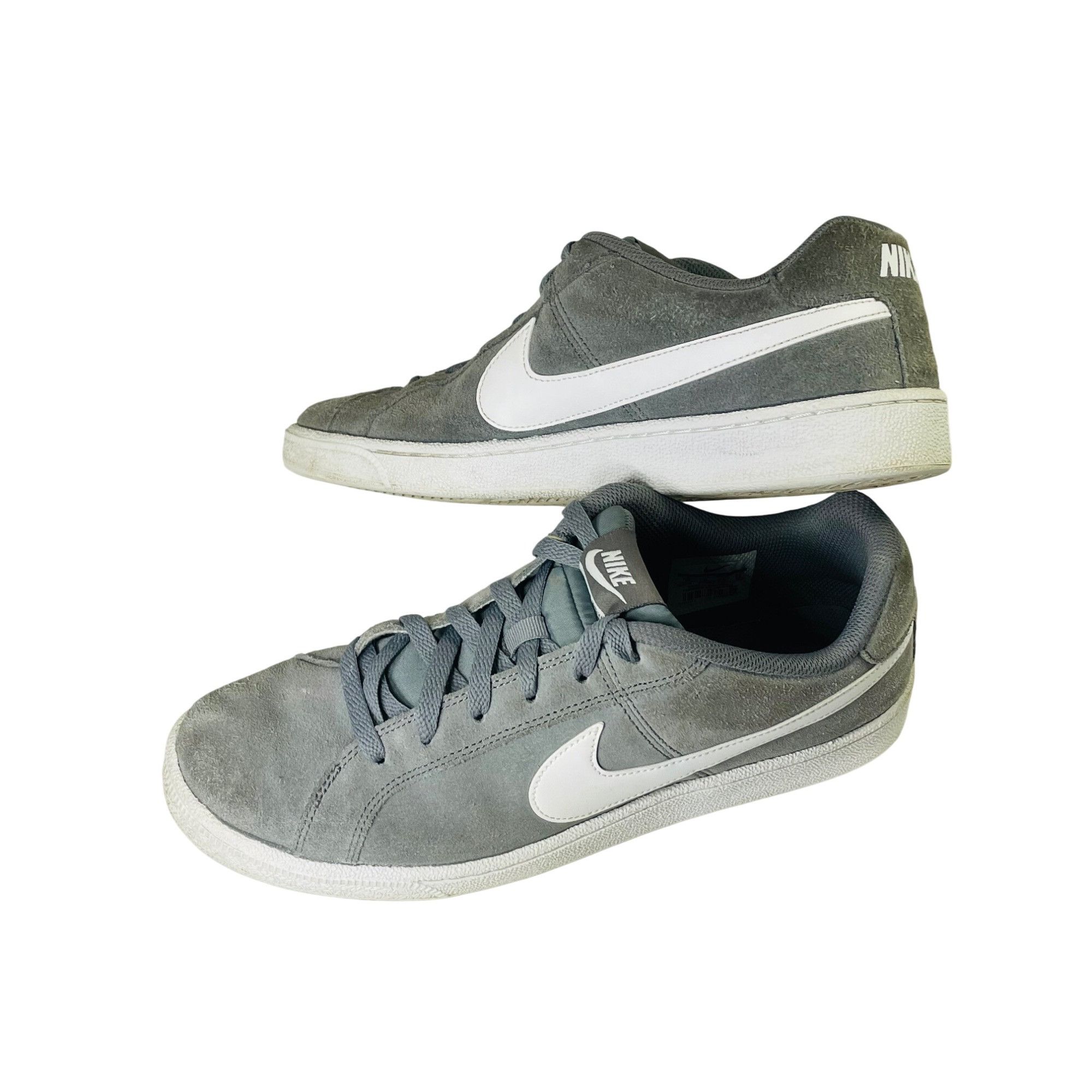 Nike Nike Gray Suede Sneakers Court Royal White Swoosh Men's Size Size US 10 / IT 40 - 6 Thumbnail