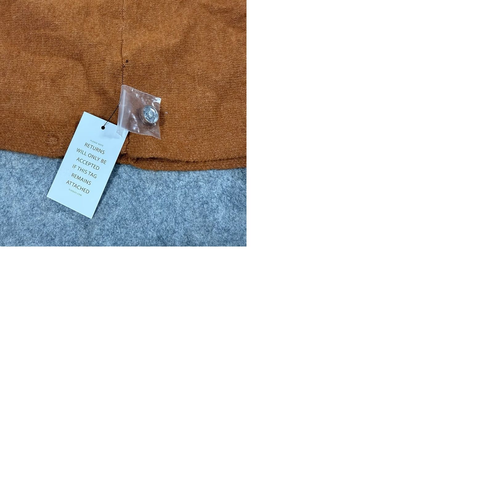 Vintage VINTAGE Eloquii Overside Draped Cropped Stretch Sweater Fit Women's Size 18/20 Brown NWT Size XXL / US 16-18 / IT 52-54 - 12 Thumbnail