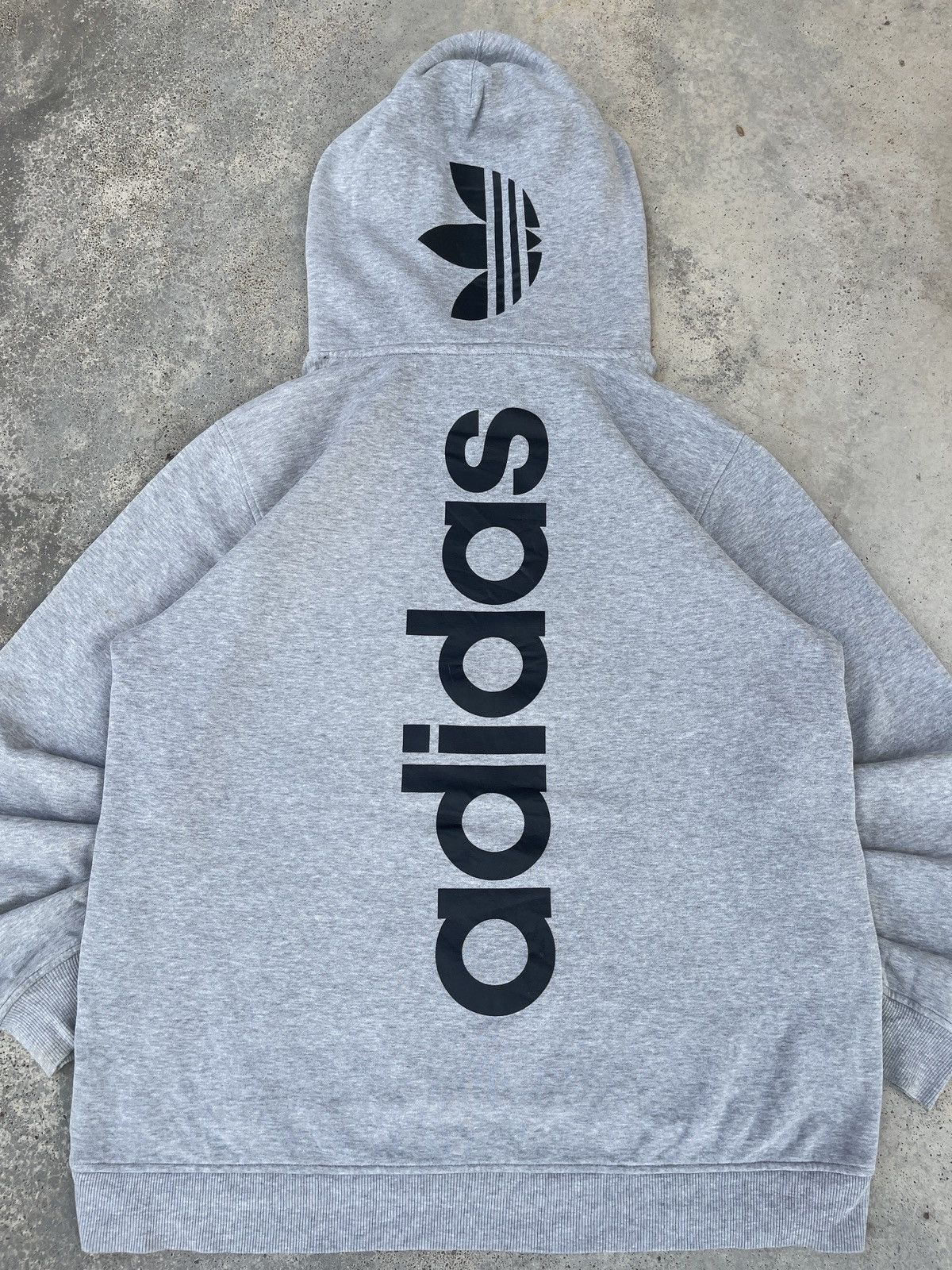 Adidas × Vintage Adidas Big Logo Pullover Hoodie Size US L / EU 52-54 / 3 - 2 Thumbnail