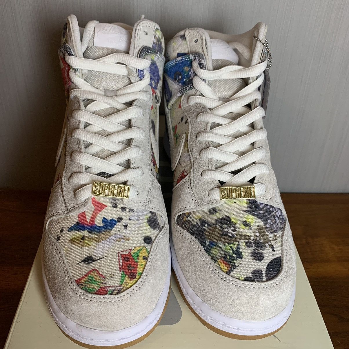 Nike × Supreme Supreme Nike SB Dunk High Rammellzee Size US 11 / EU 44 - 5 Thumbnail