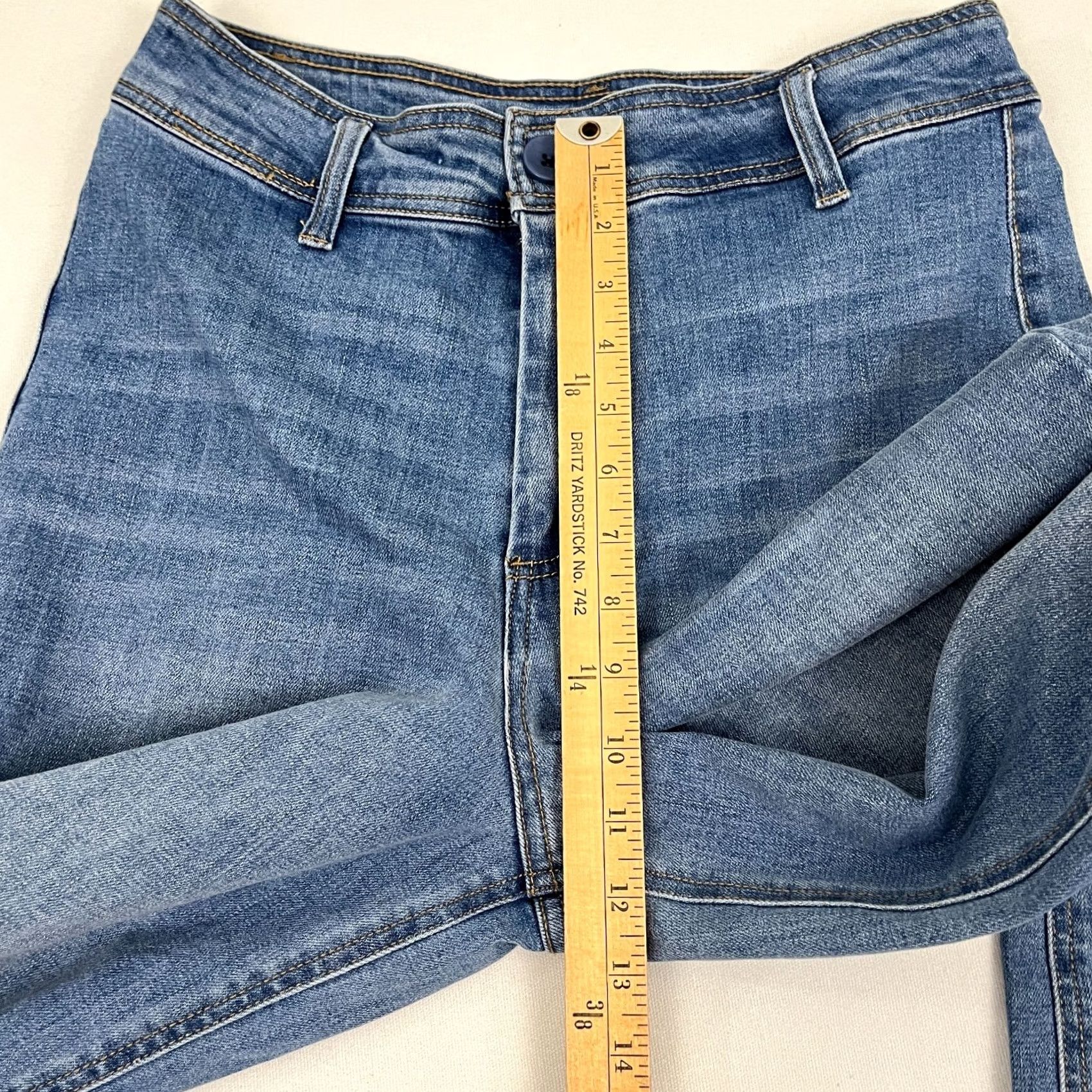 Vintage OAT New York Jeans womens 8/29 W28 I29 Wide-Leg Baggy High Rise Stretch Capsule Shirt/Hoodie/Hat Size 30" / US 8 / IT 44 - 6 Thumbnail