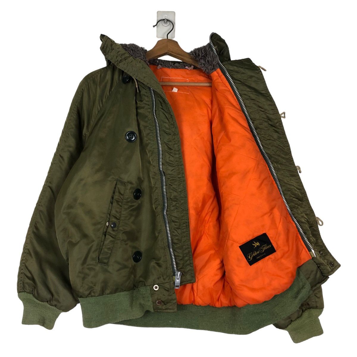 Vintage 🔥Riot Riot Vintage Bomber Jacket Fly Golden Fleece USA Size US M / EU 48-50 / 2 - 11 Thumbnail