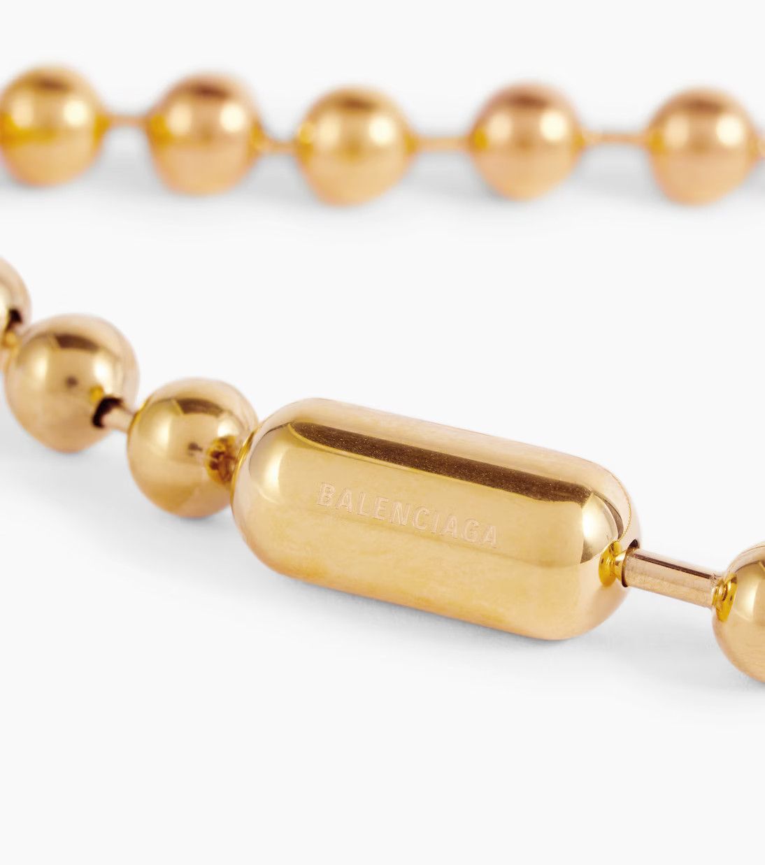 Balenciaga o1bcso1str1024 Size: OS / Puppy Necklace in Gold Size ONE SIZE - 2 Thumbnail