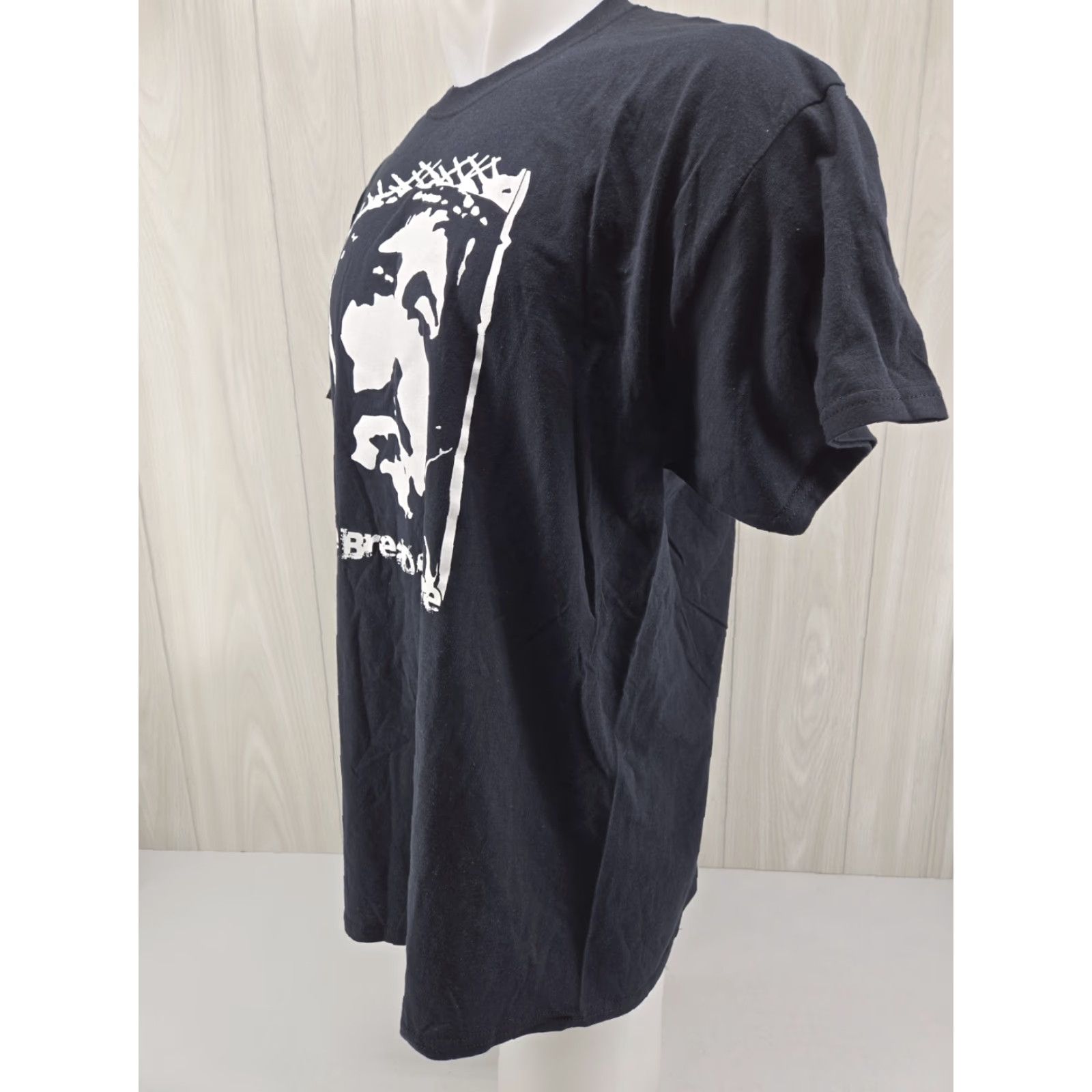 Gildan VINTAGE Gildan Jesus Bread of Life Graphic T Shirt Black XL Men's Crew Neck Short Sleeve Size US XL / EU 56 / 4 - 4 Thumbnail